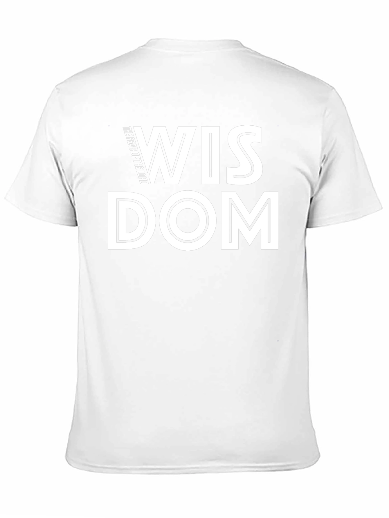Wisdom Fear of the Lord Black T-Shirt