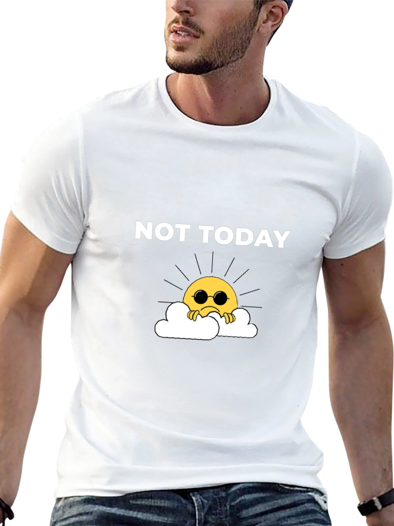 Not Today Graphic Tee - Trendy Mood Shirt