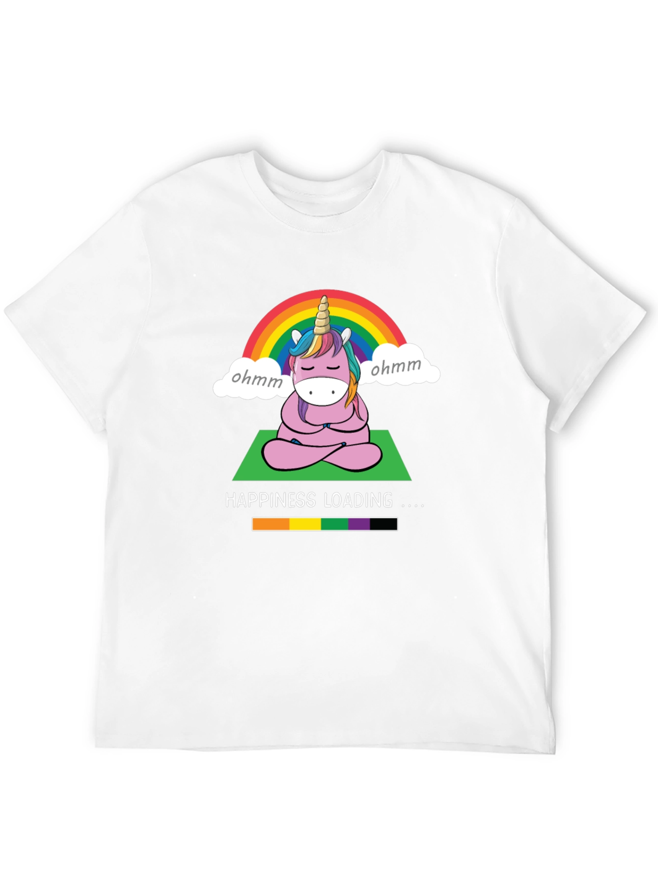 Unicorn Meditation Tee - Happiness Loading