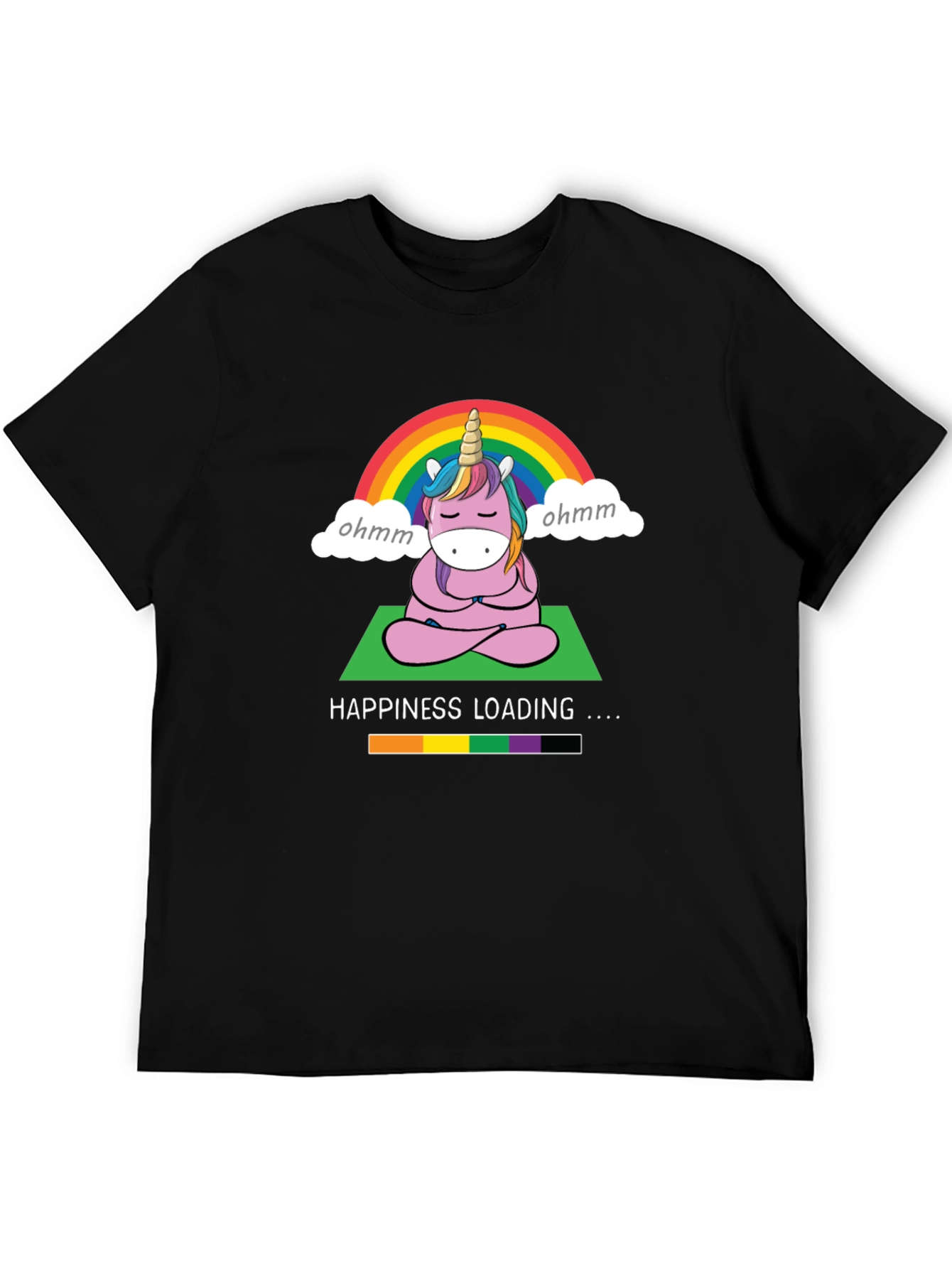 Unicorn Meditation Tee - Happiness Loading