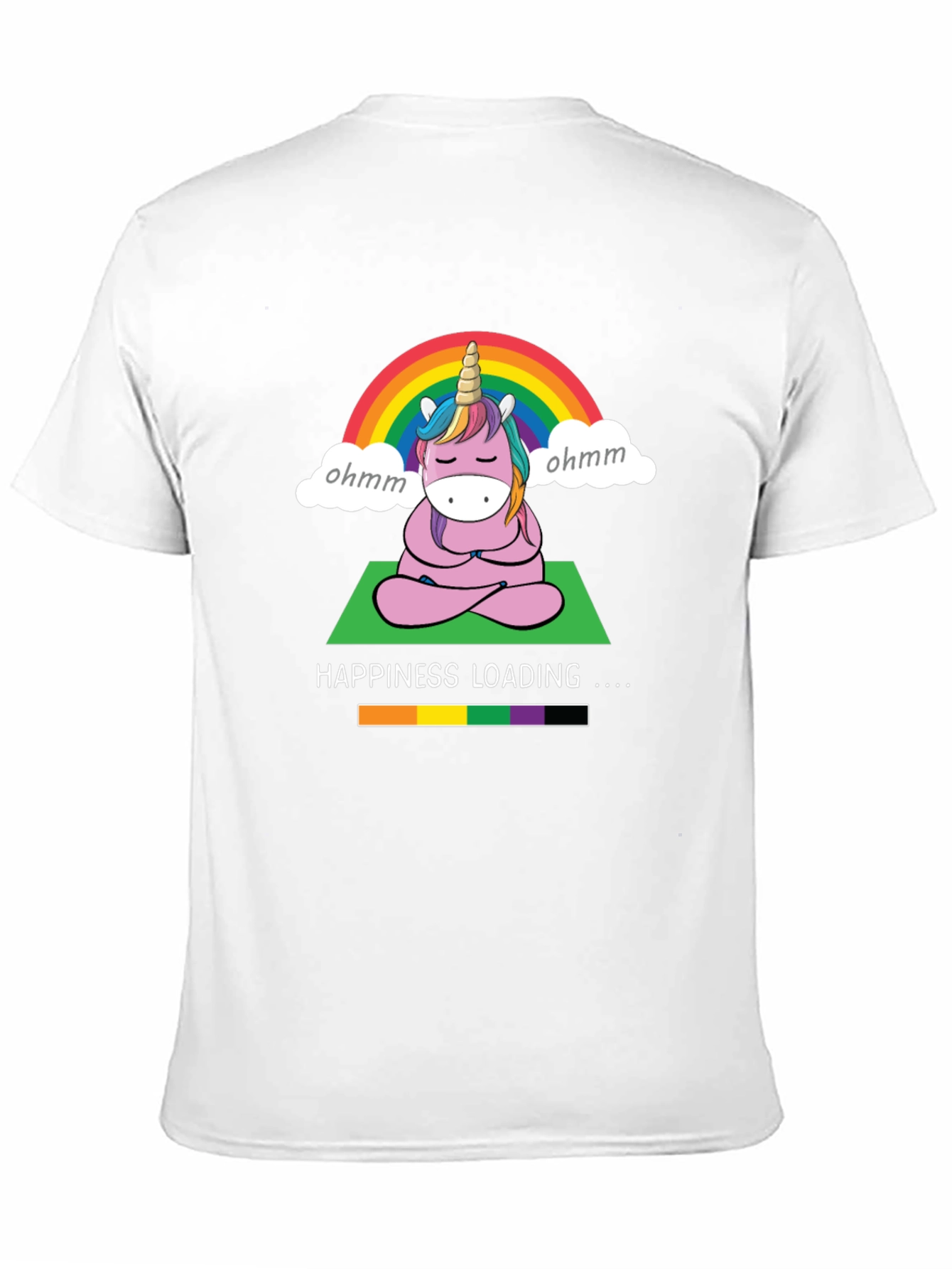 Unicorn Meditation Tee - Happiness Loading