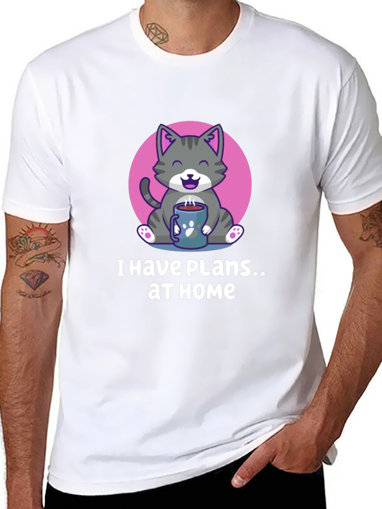 Cat Plans at Home T-Shirt