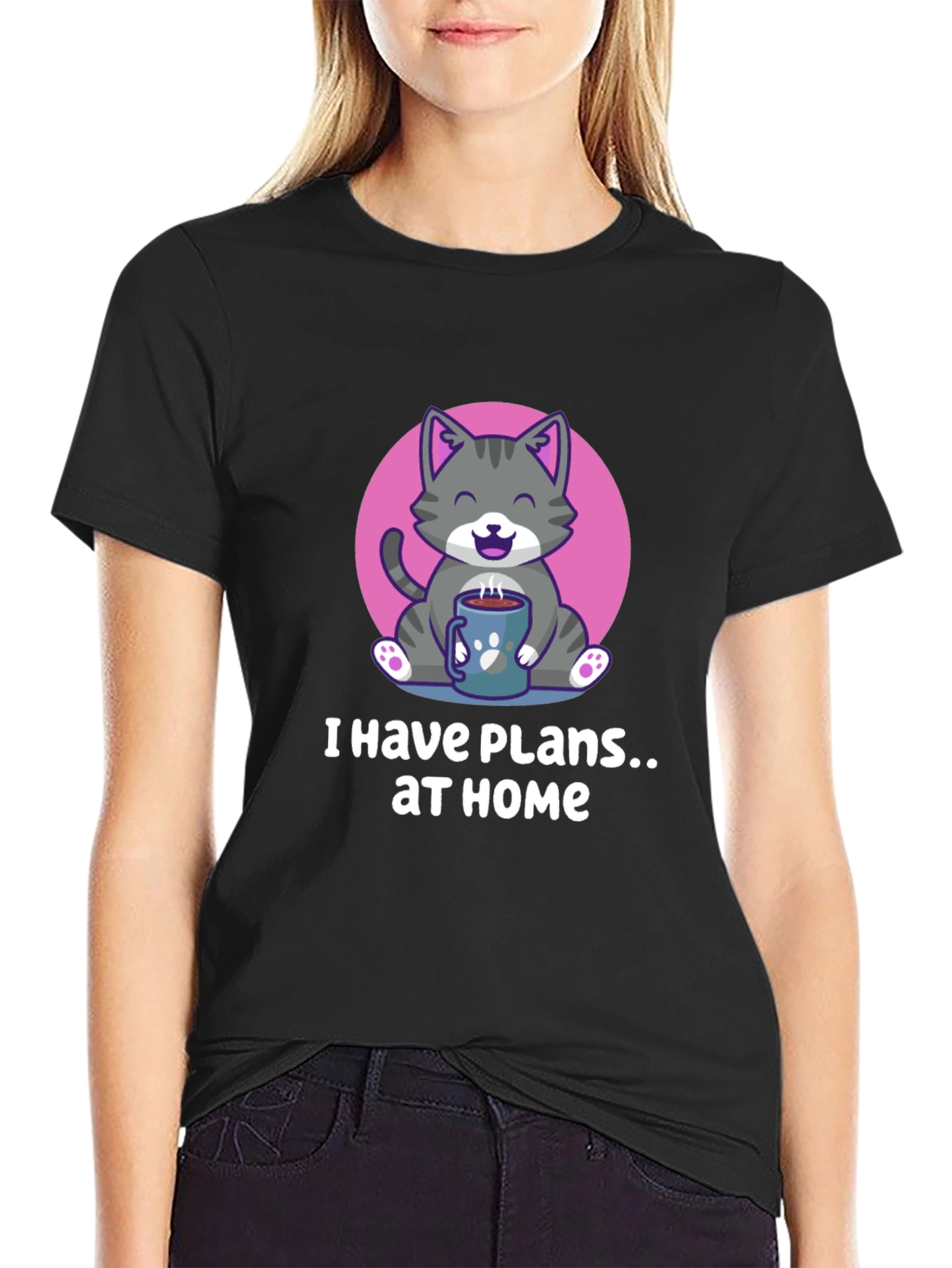 Cat Plans at Home T-Shirt