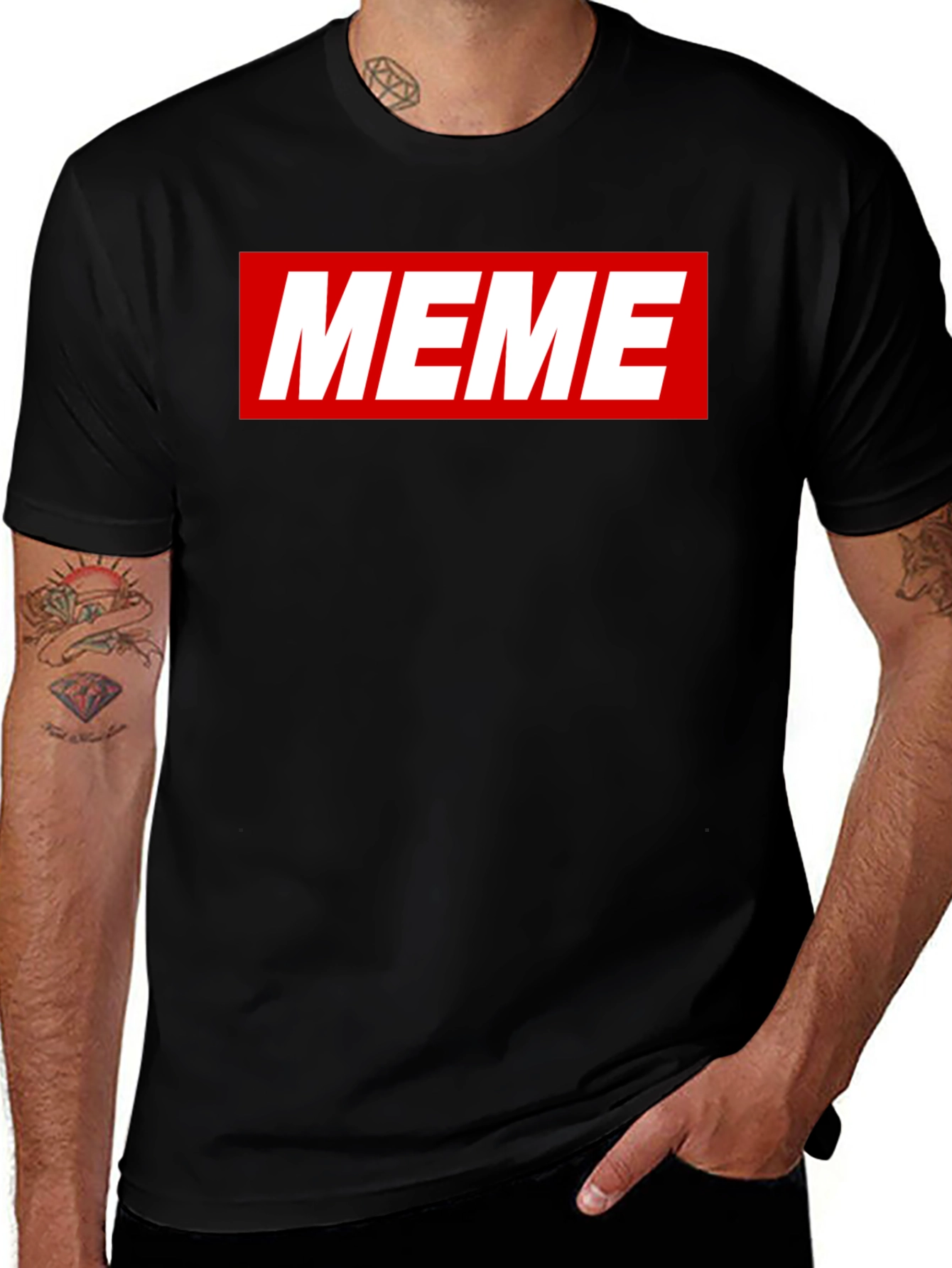 Meme Graphic Tee - Classic Streetwear Style