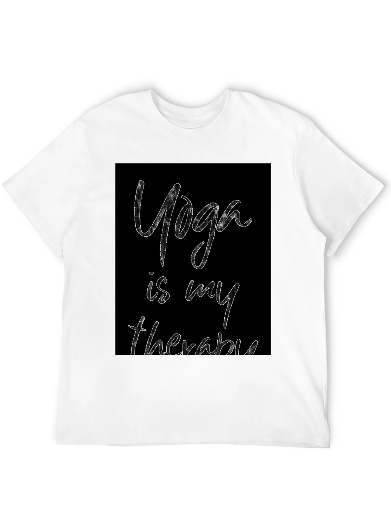 Yoga Therapy Graphic Tee - Black
