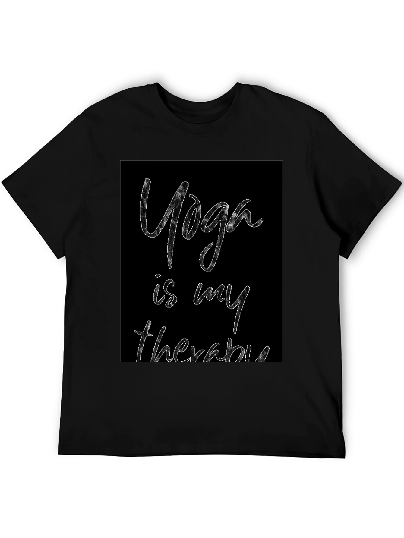 Yoga Therapy Graphic Tee - Black
