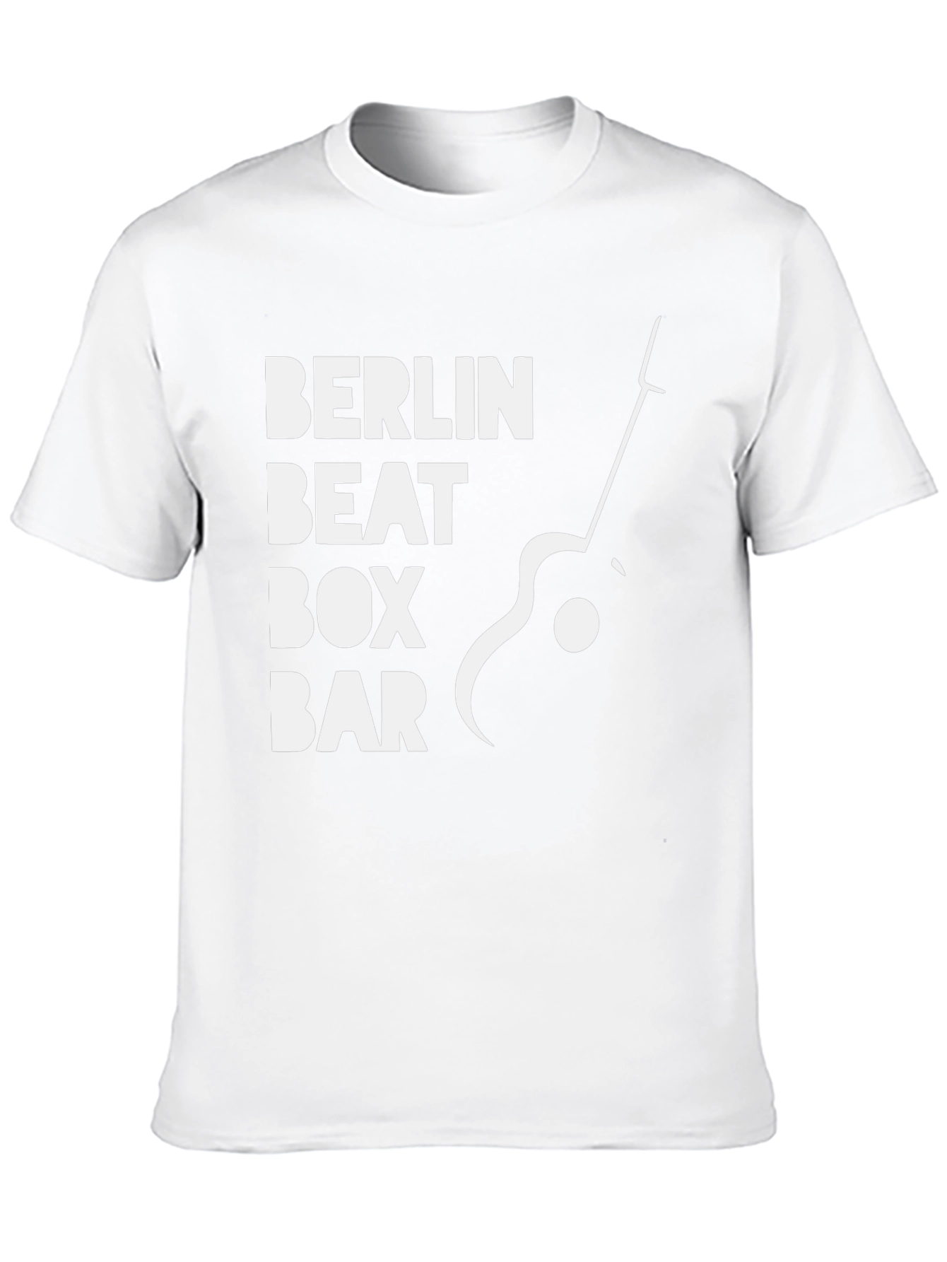 Berlin Beat Box Bar T-Shirt Guitar Graphic