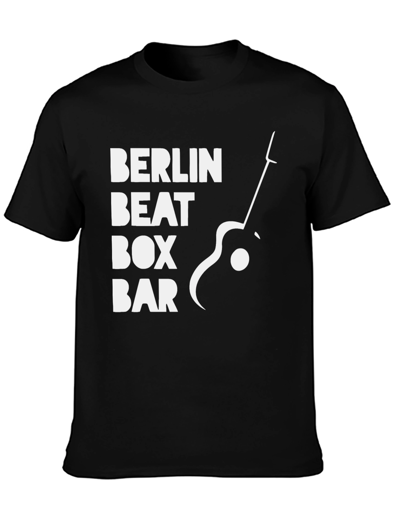 Berlin Beat Box Bar T-Shirt Guitar Graphic