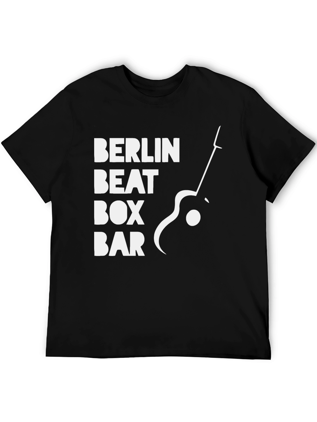 Berlin Beat Box Bar T-Shirt Guitar Graphic