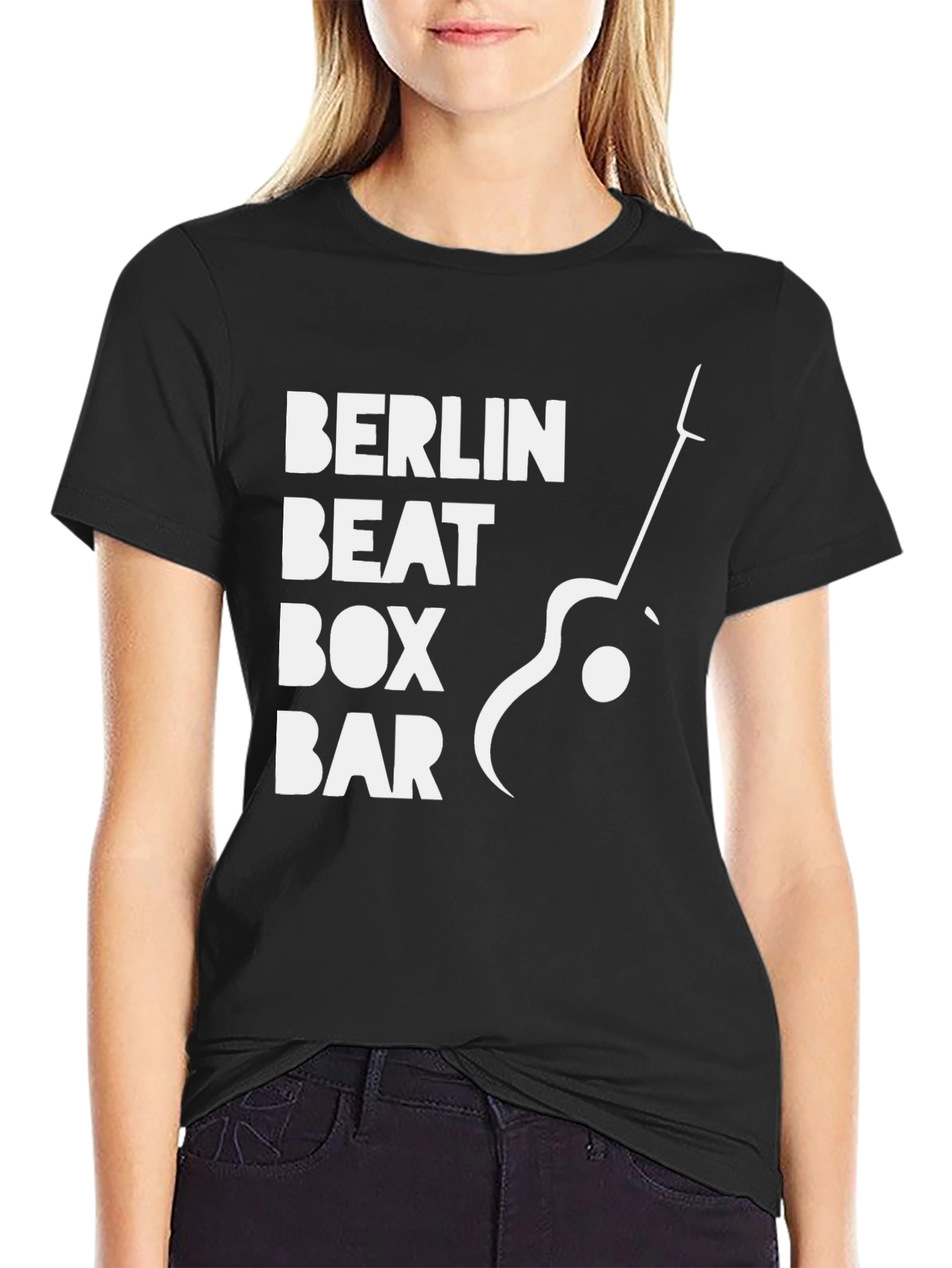 Berlin Beat Box Bar T-Shirt Guitar Graphic