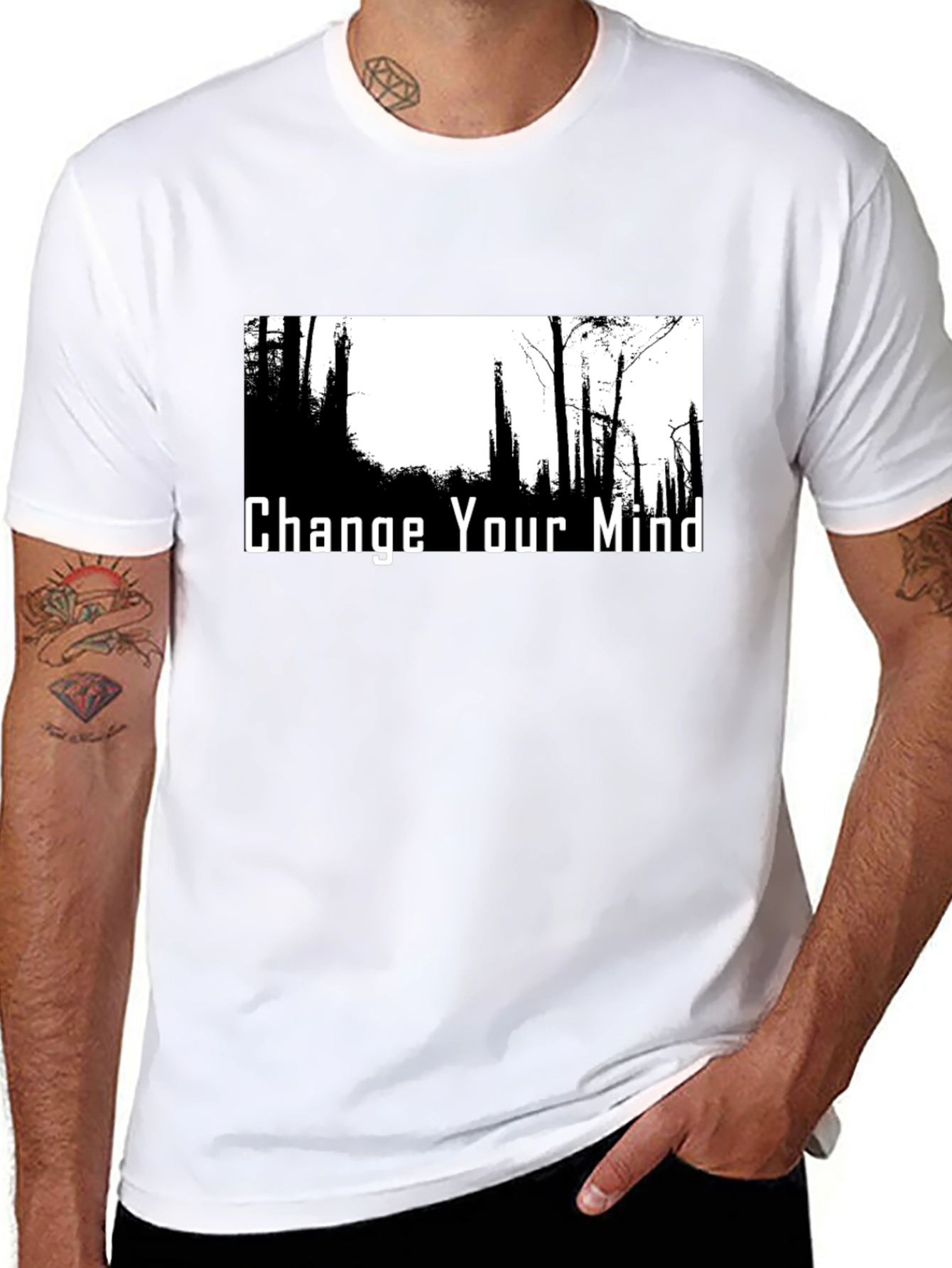 Change Your Mind Graphic Tee - Nature Scene