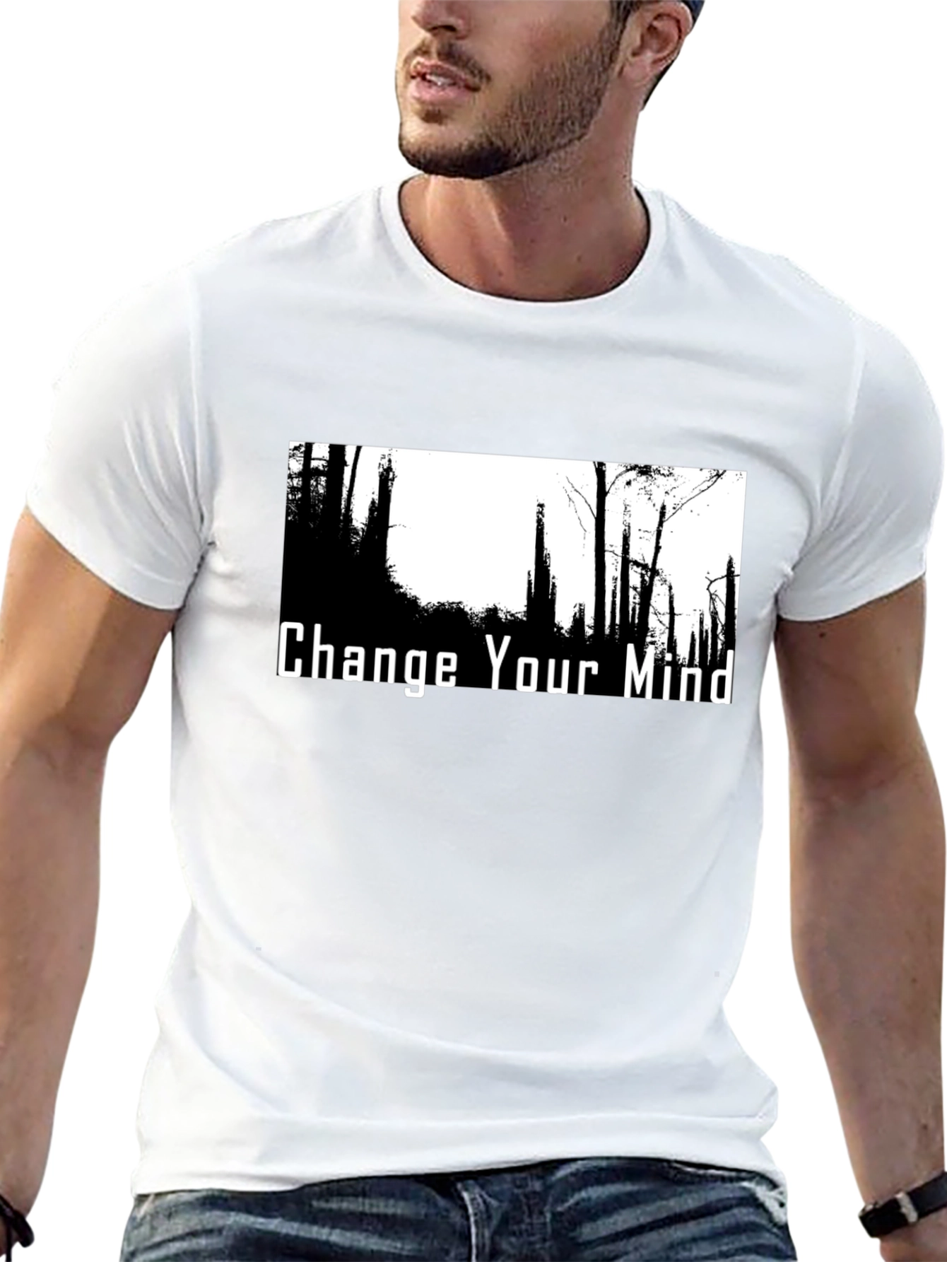 Change Your Mind Graphic Tee - Nature Scene