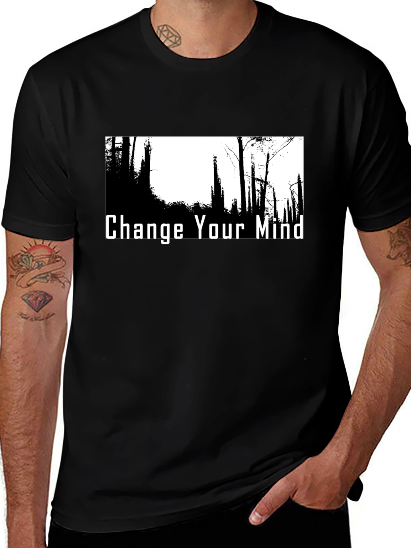 Change Your Mind Graphic Tee - Nature Scene