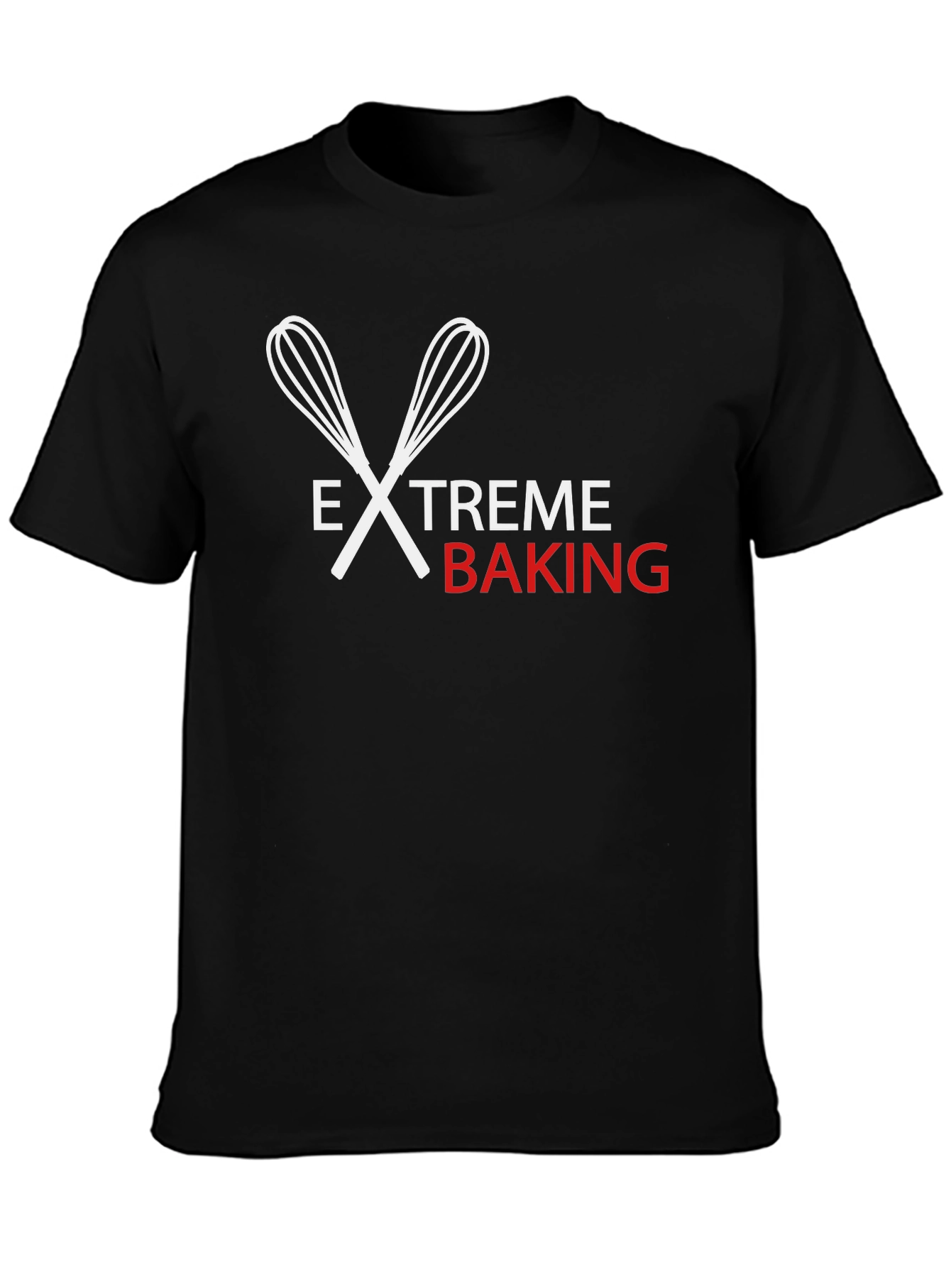 Extreme Baking T-Shirt - Whisk Design