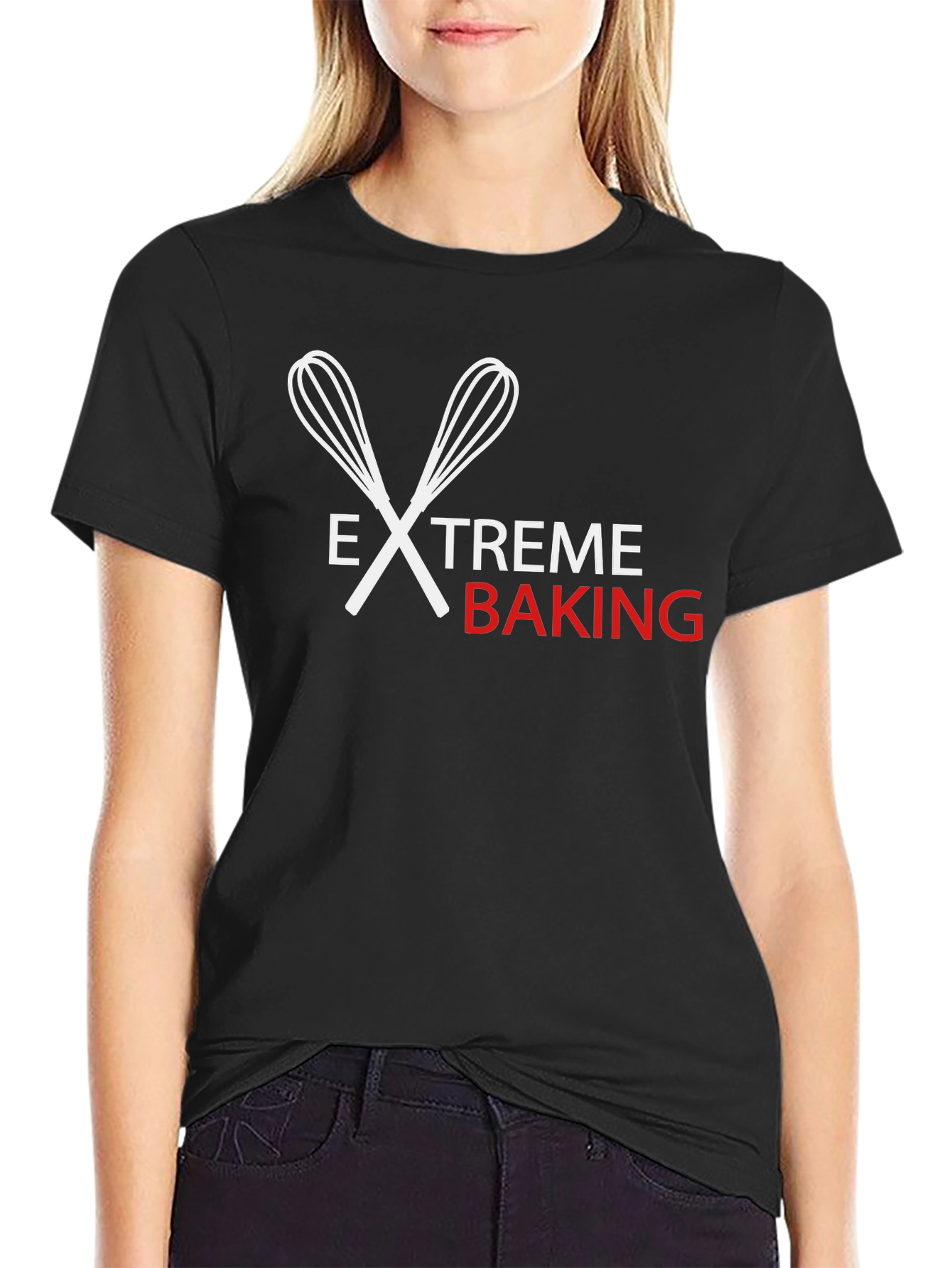 Extreme Baking T-Shirt - Whisk Design