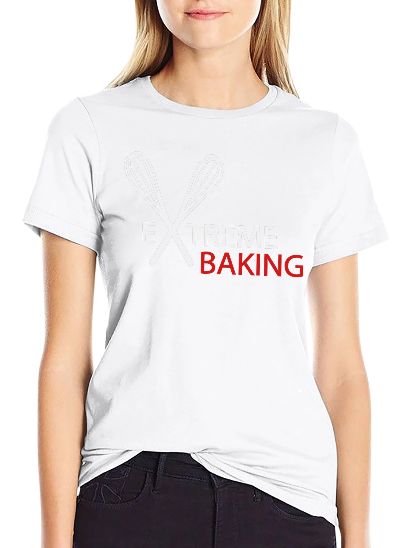 Extreme Baking T-Shirt - Whisk Design