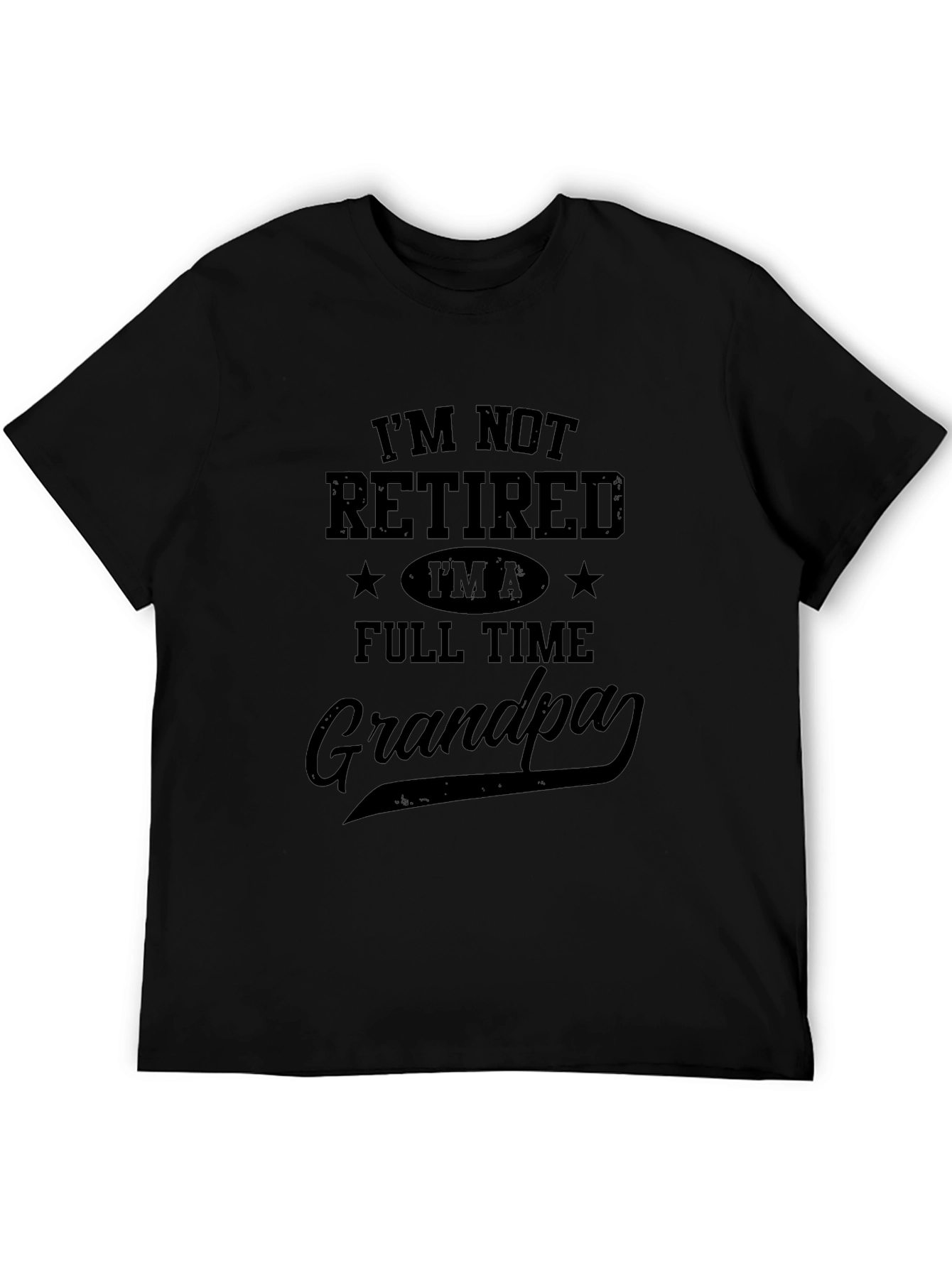 Full Time Grandpa Graphic T-Shirt