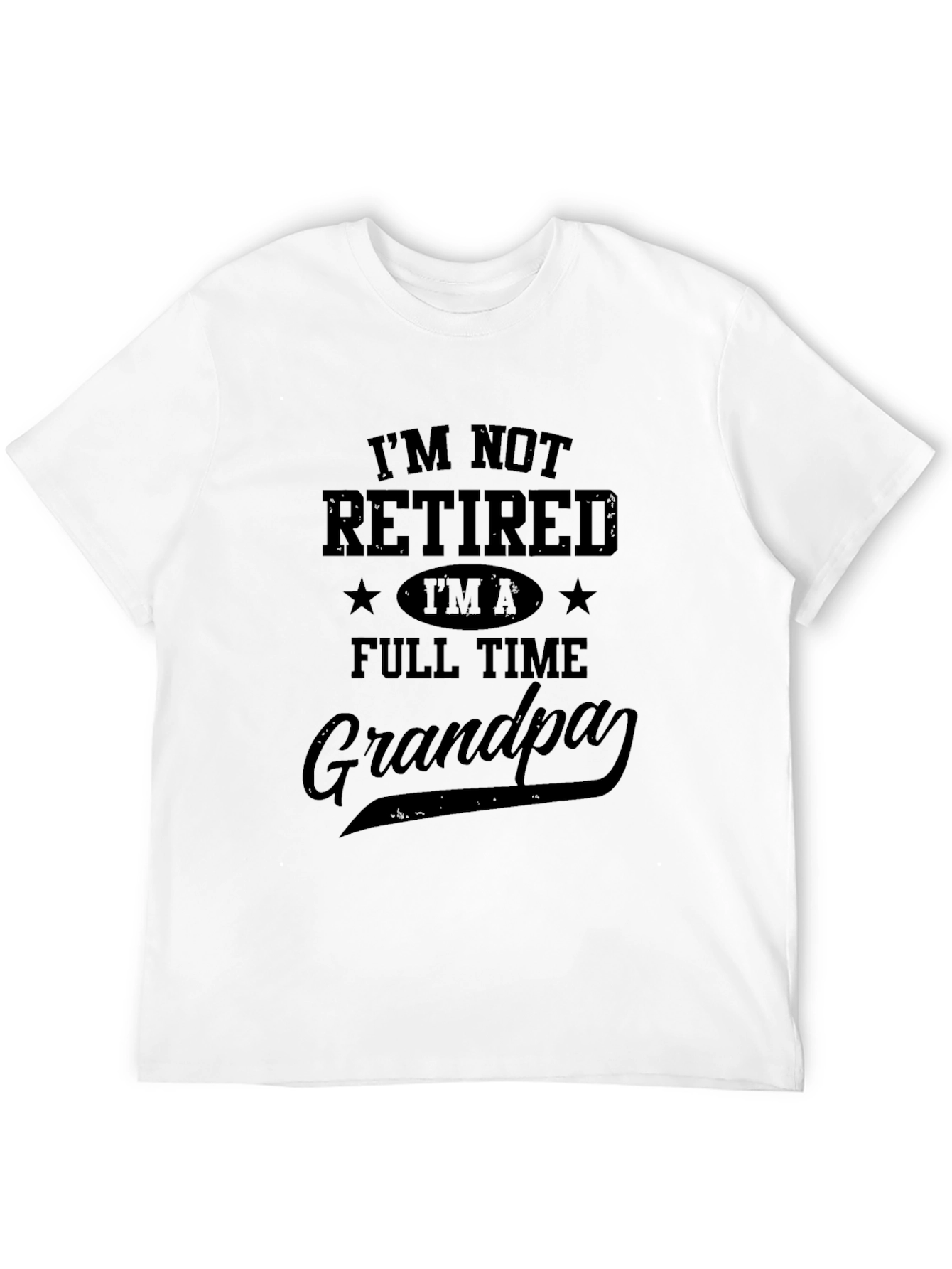 Full Time Grandpa Graphic T-Shirt