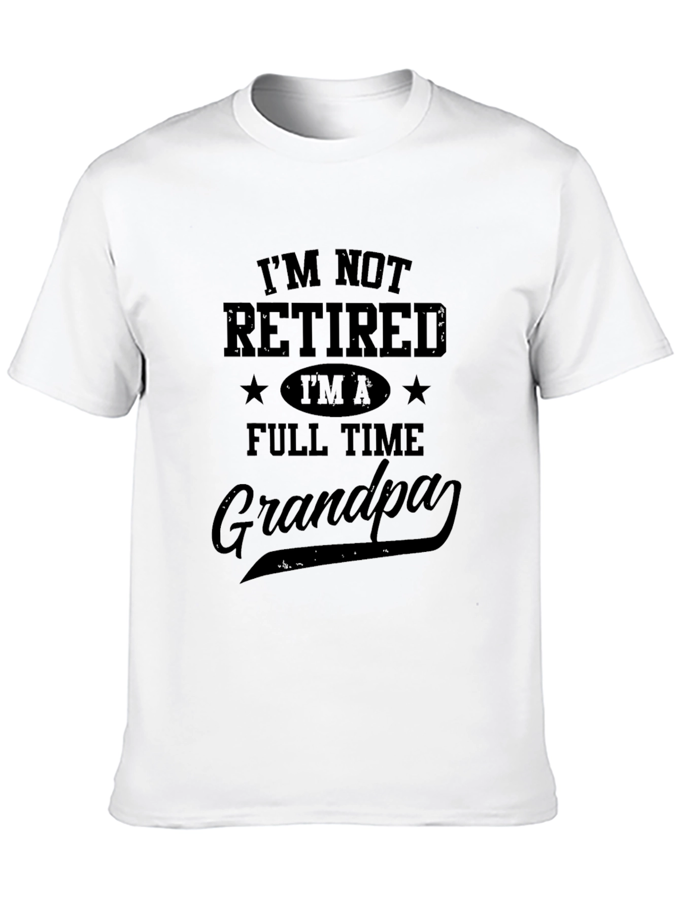 Full Time Grandpa Graphic T-Shirt