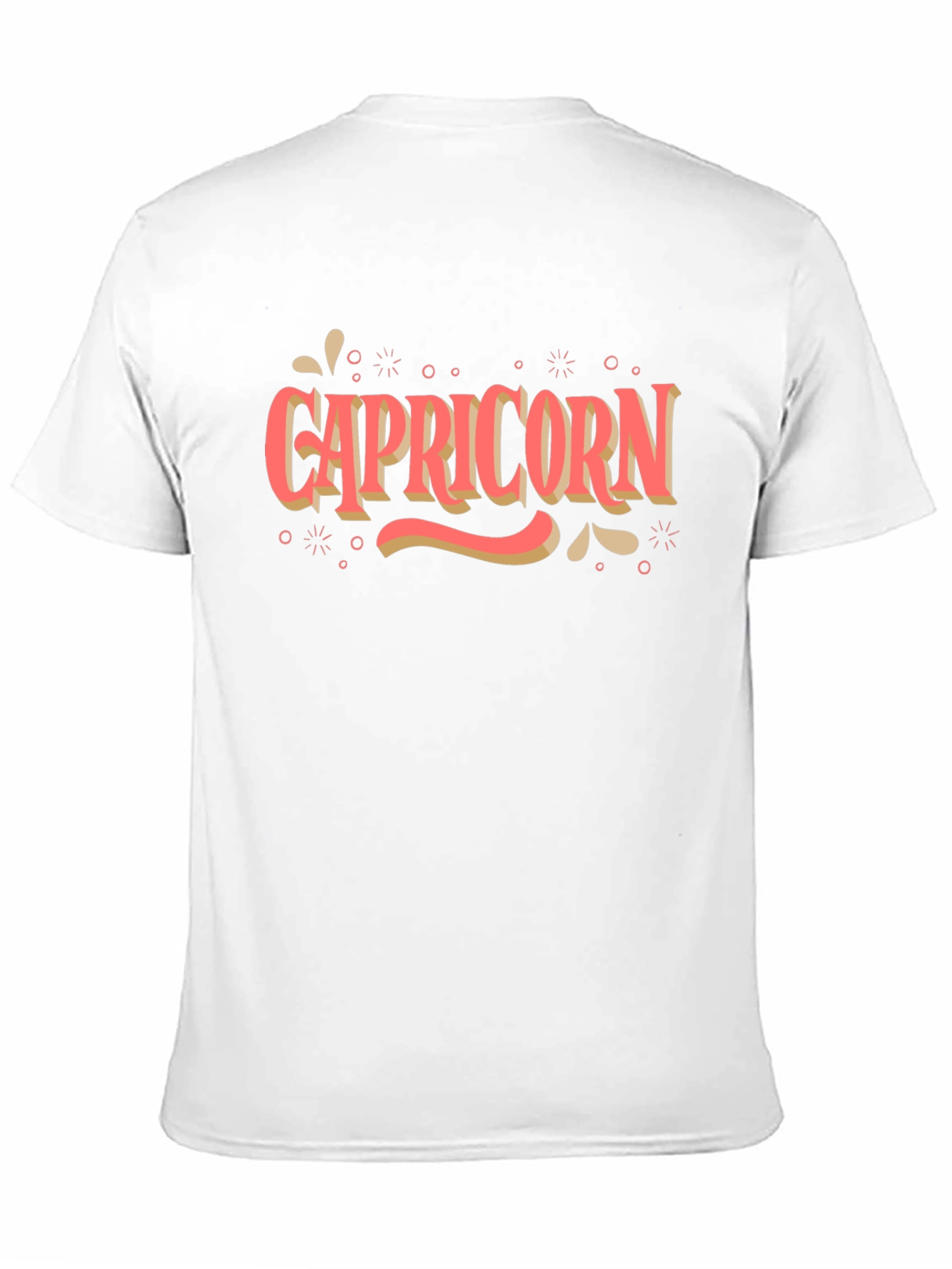 Capricorn Zodiac Sign T-Shirt - Black