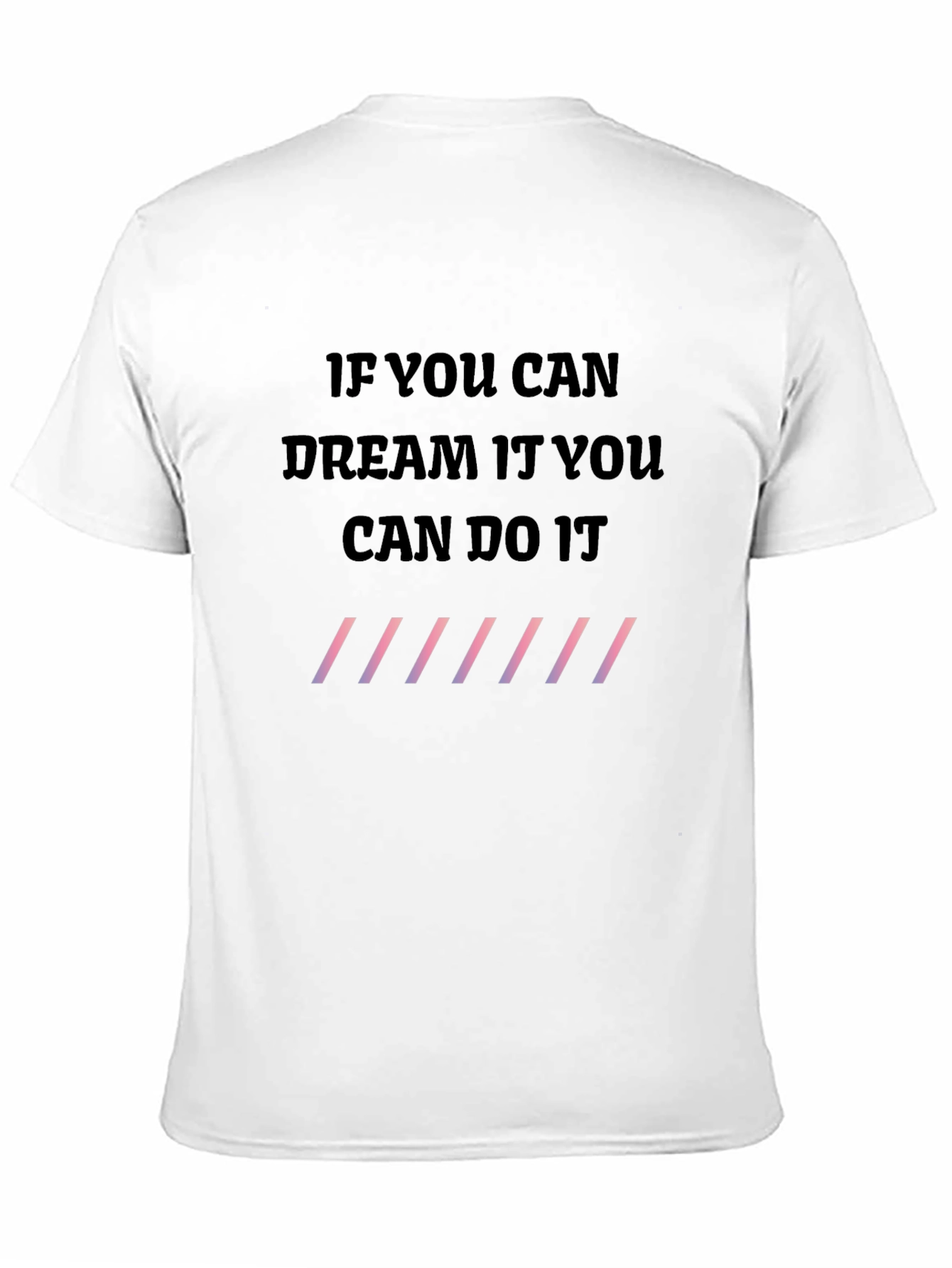 Dream It Do It Mens Black T-Shirt