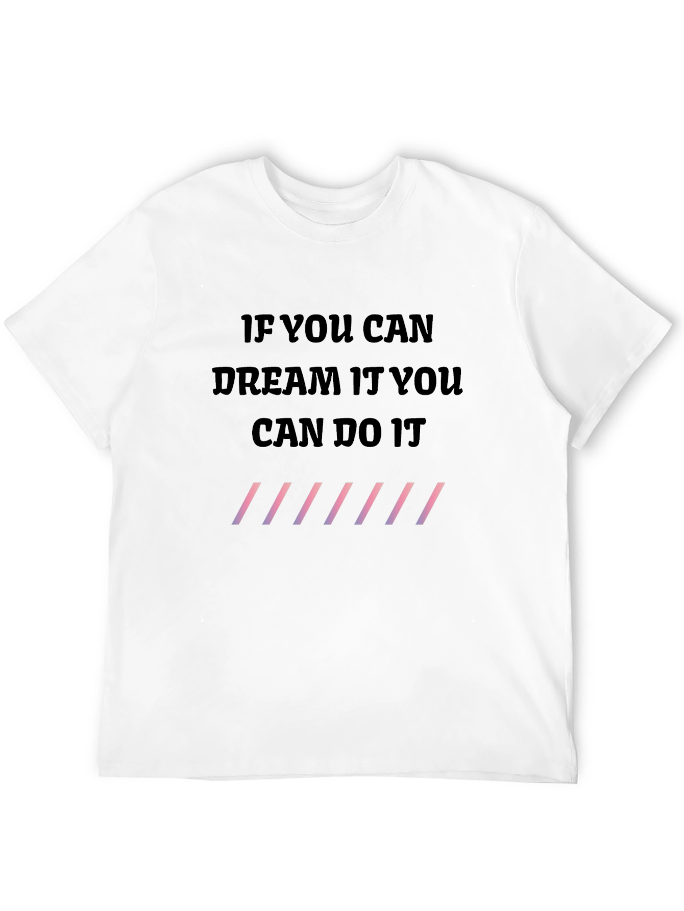 Dream It Do It Mens Black T-Shirt