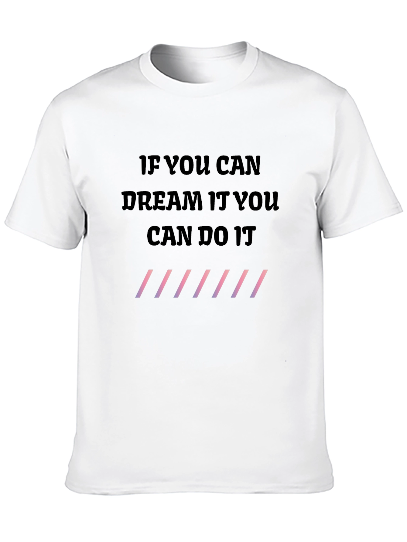 Dream It Do It Mens Black T-Shirt