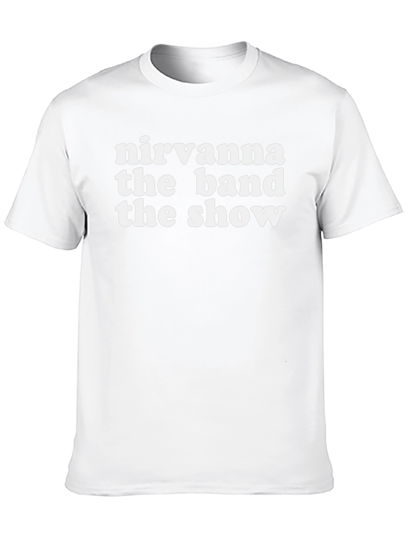 Nirvana The Band The Show Black T-Shirt
