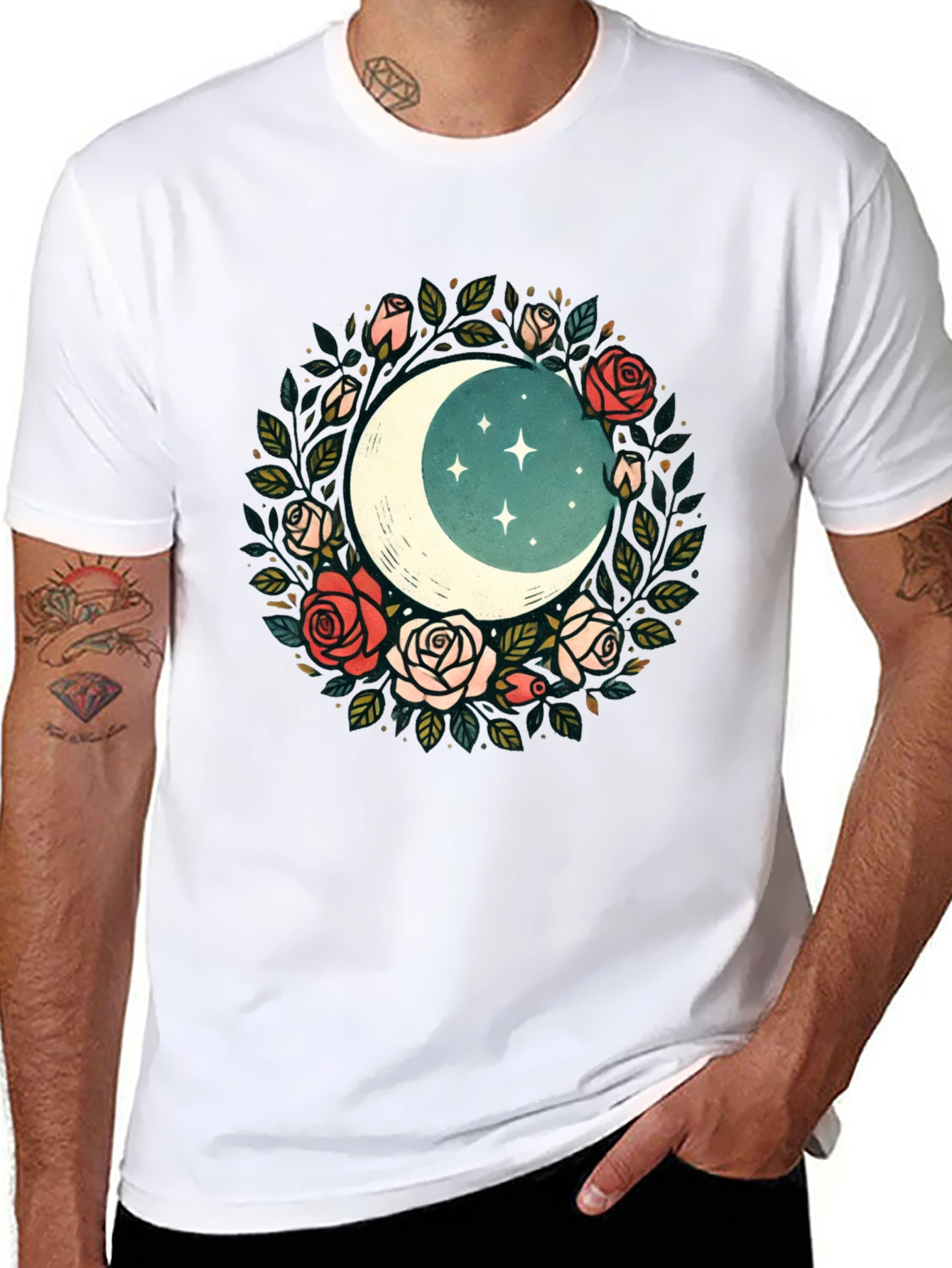 Floral Moon T-Shirt