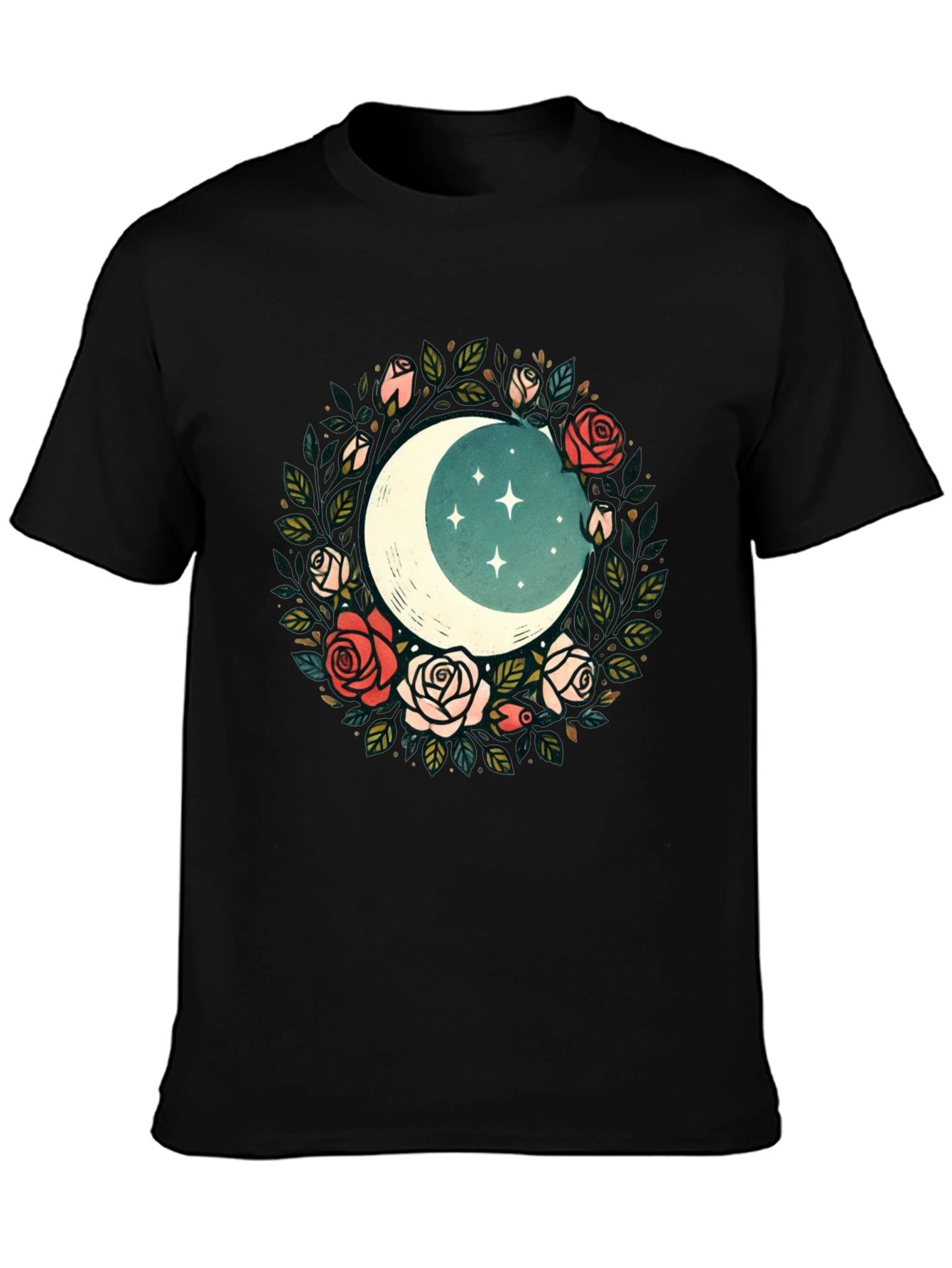 Floral Moon T-Shirt