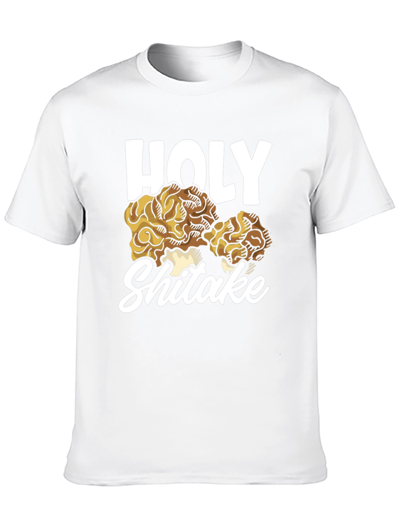 Holy Shiitake T-Shirt: Funny Mushroom Lovers Tee
