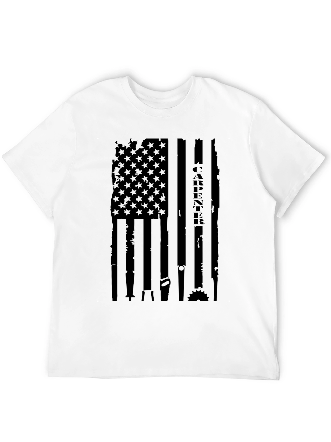 Carpenter American Flag T-Shirt
