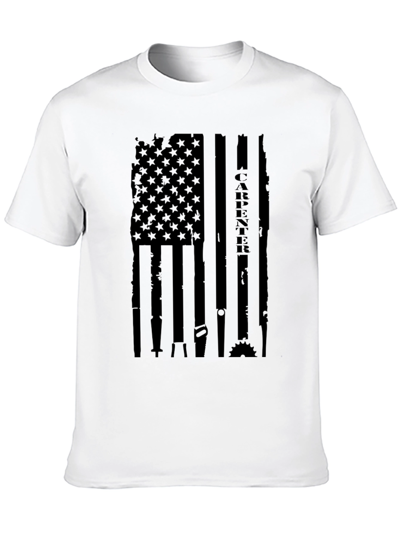 Carpenter American Flag T-Shirt