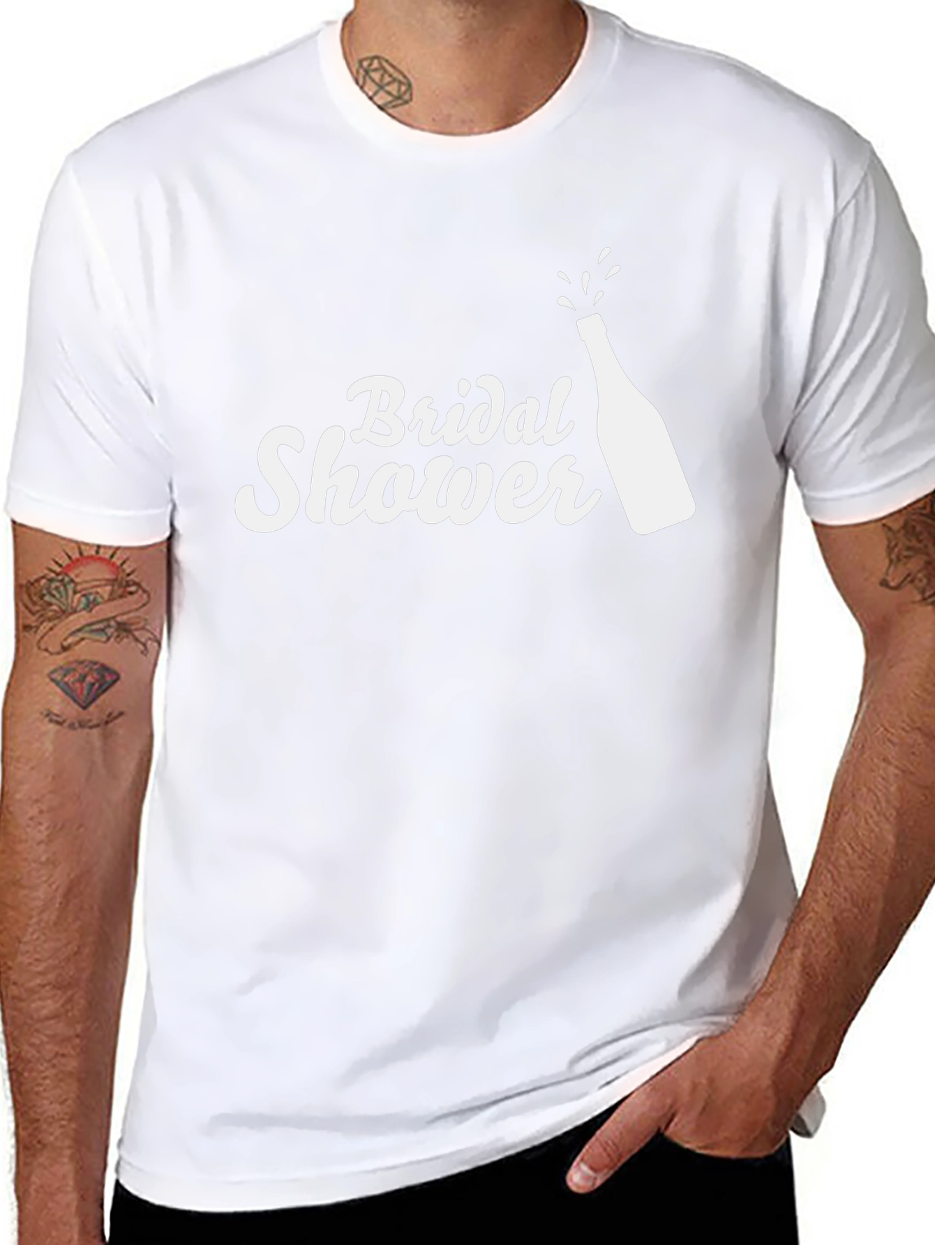 Bridal Shower Black T-Shirt
