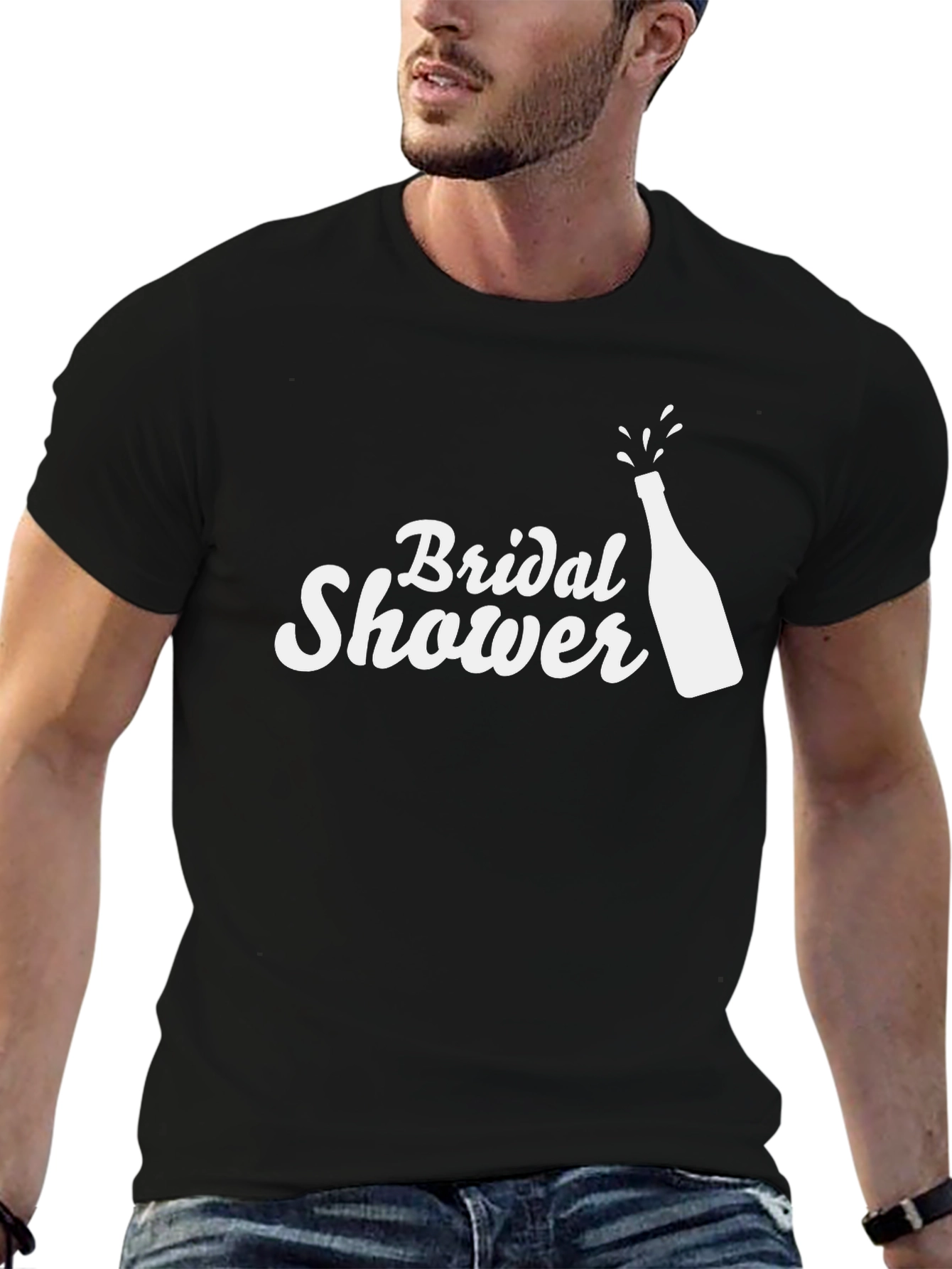 Bridal Shower Black T-Shirt