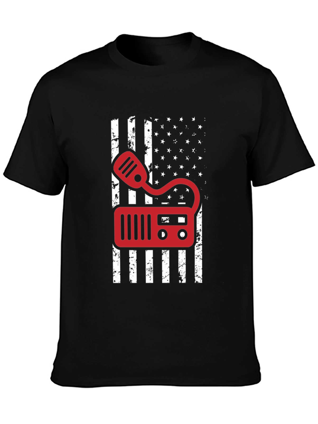 Ham Radio American Flag T-Shirt