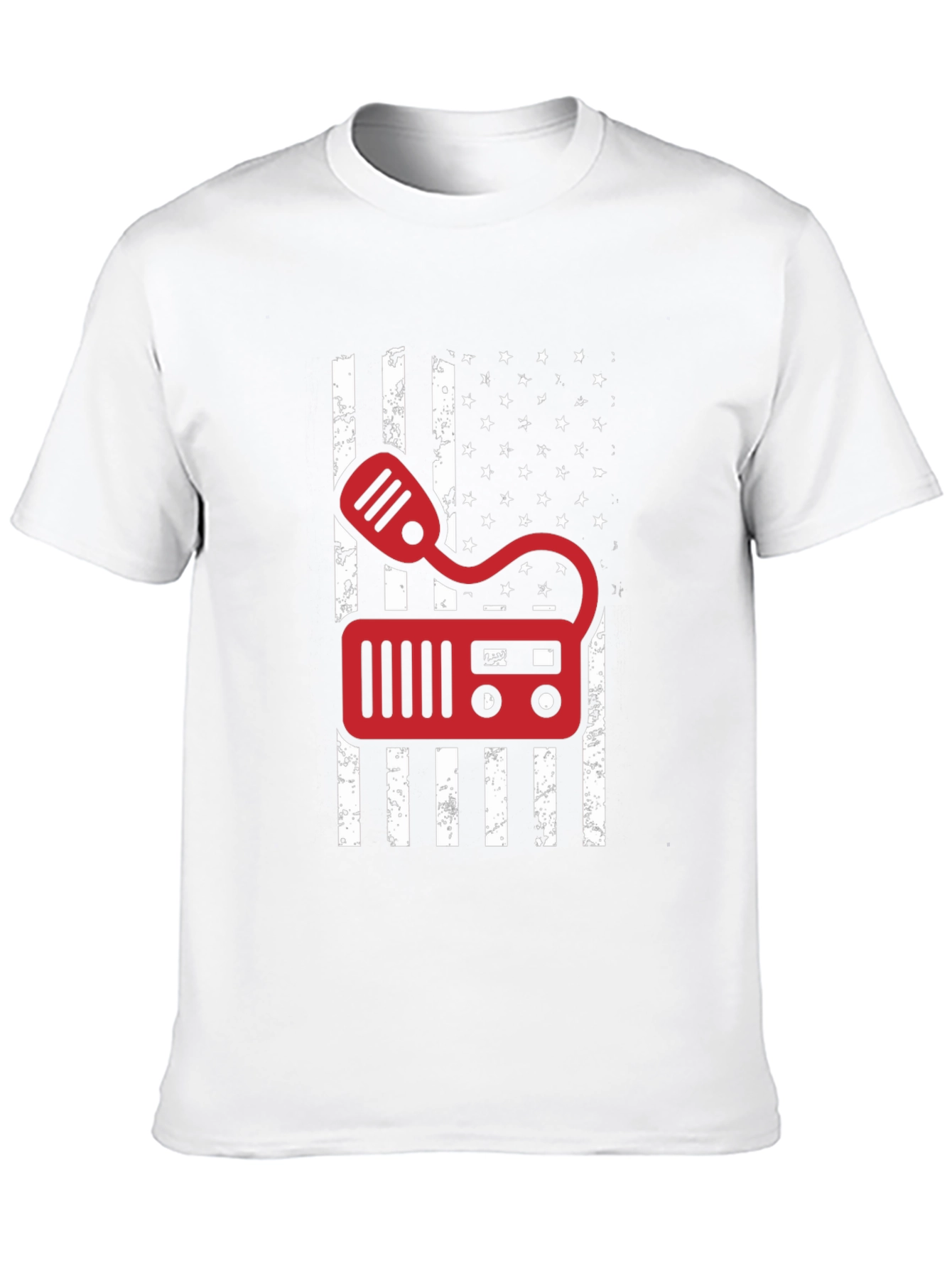 Ham Radio American Flag T-Shirt