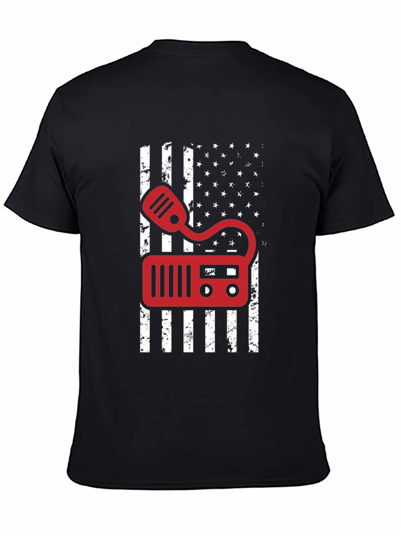 Ham Radio American Flag T-Shirt