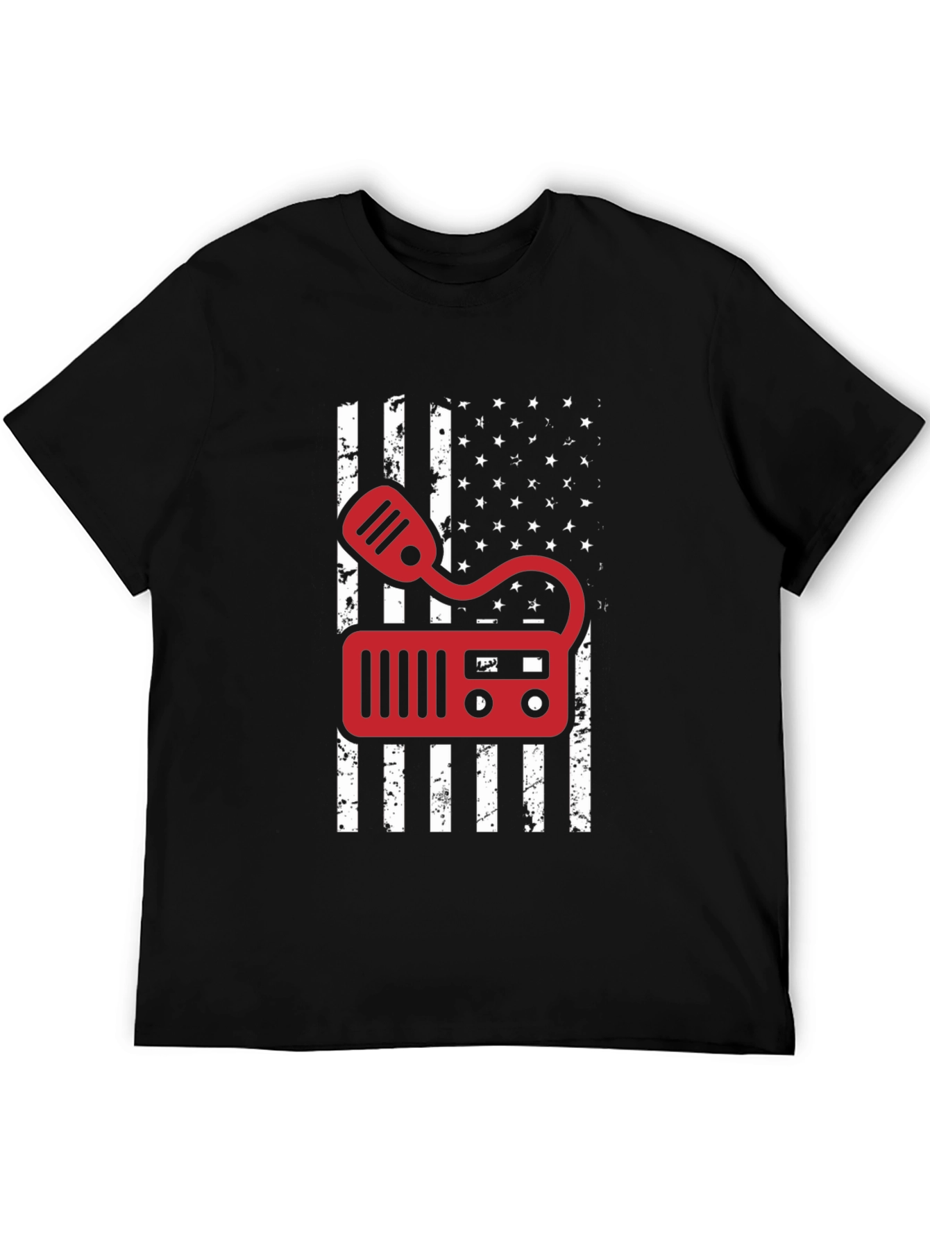 Ham Radio American Flag T-Shirt