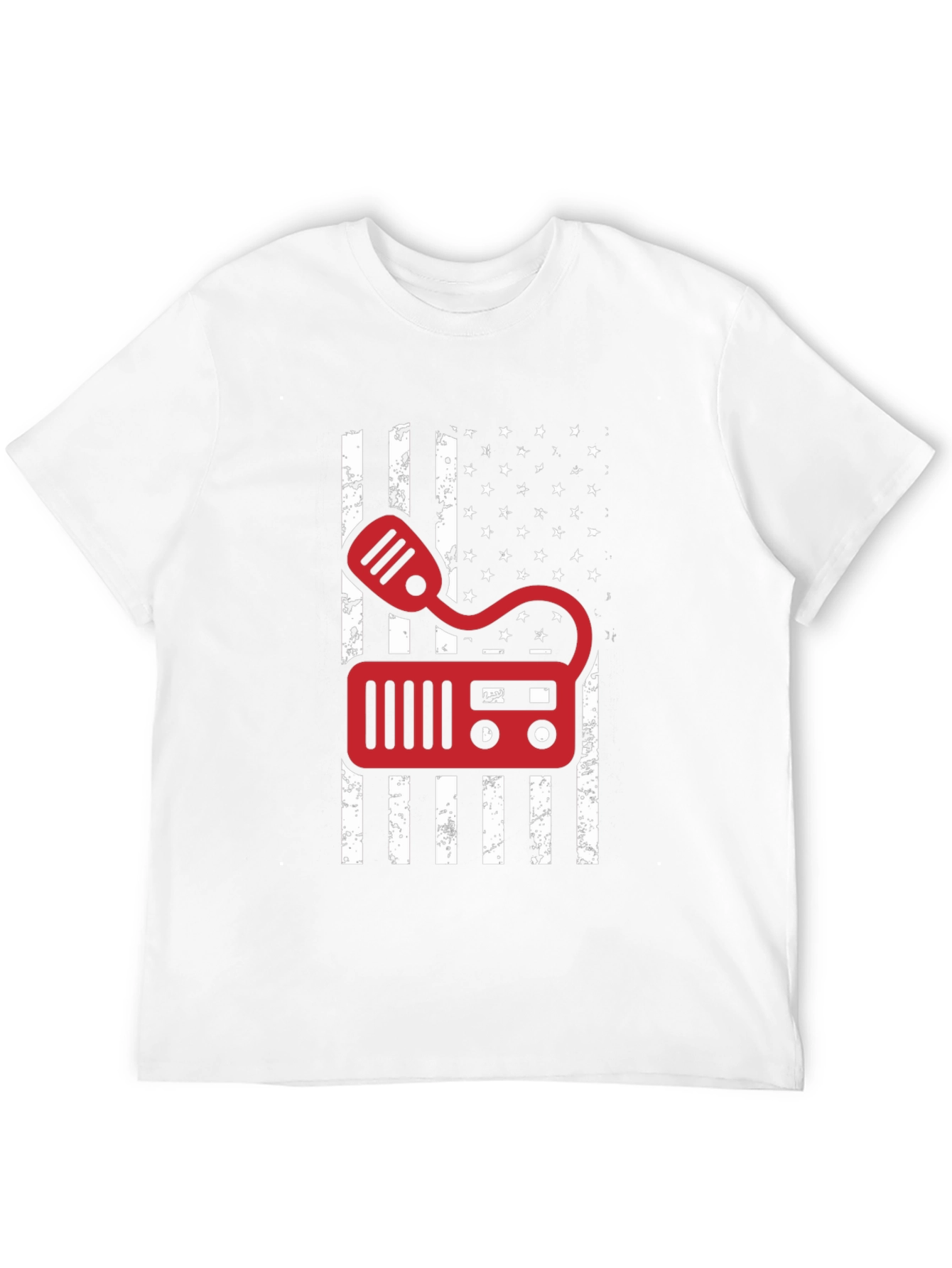 Ham Radio American Flag T-Shirt
