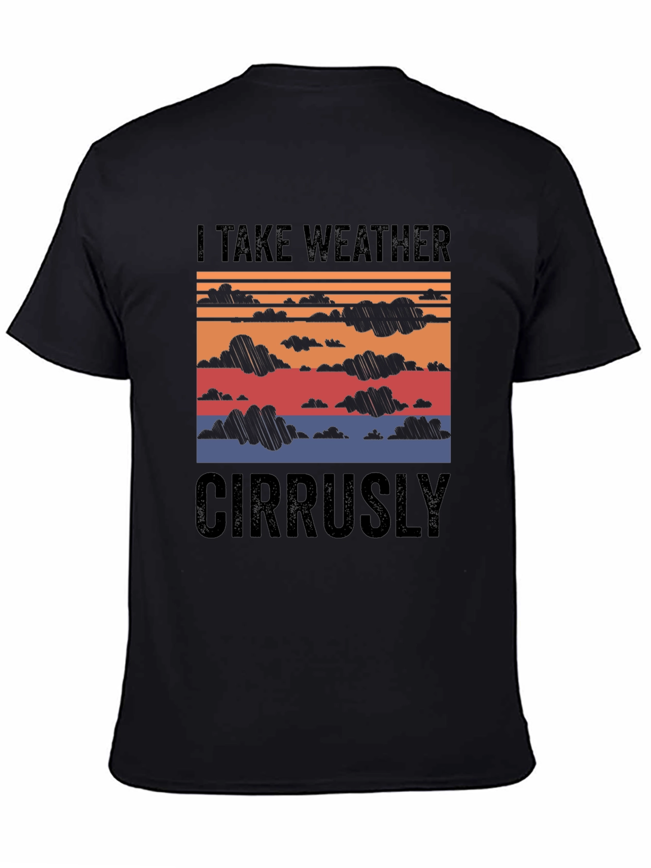 I Take Weather Cirrusly T-Shirt Funny Weather Pun Shirt