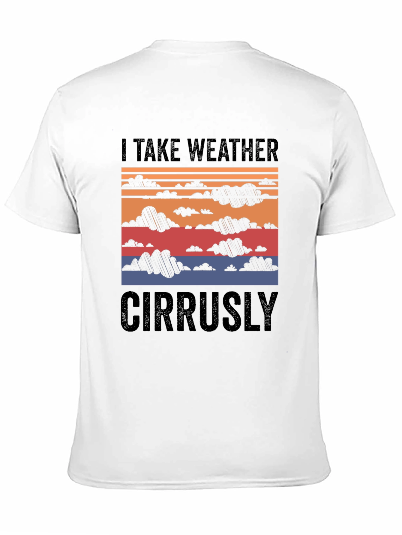 I Take Weather Cirrusly T-Shirt Funny Weather Pun Shirt