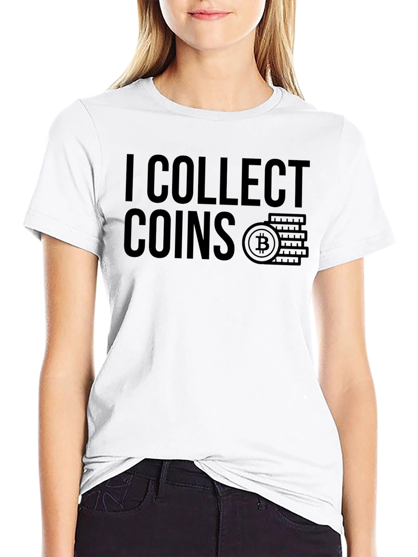 I Collect Coins Bitcoin Crypto Tee