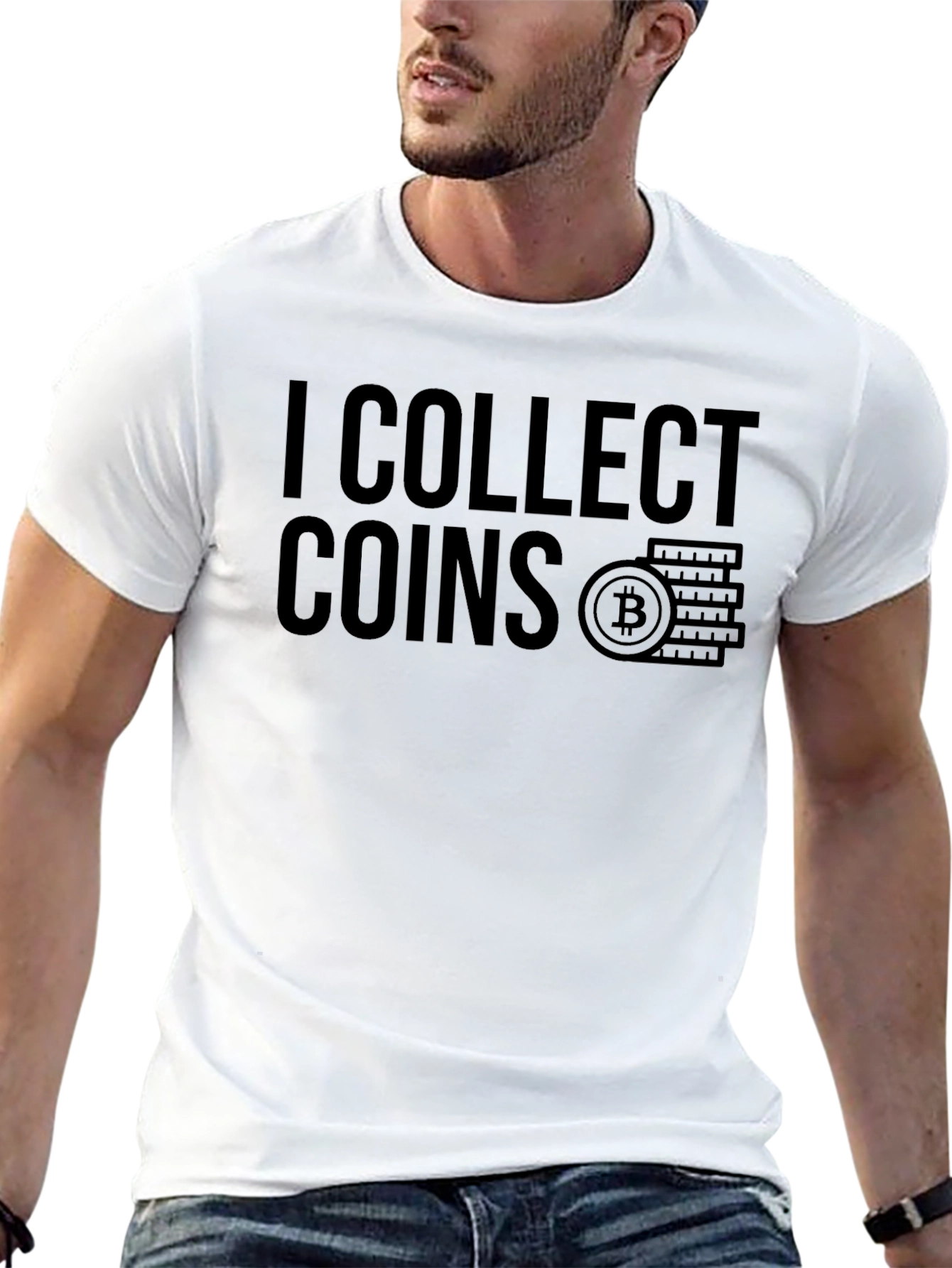 I Collect Coins Bitcoin Crypto Tee