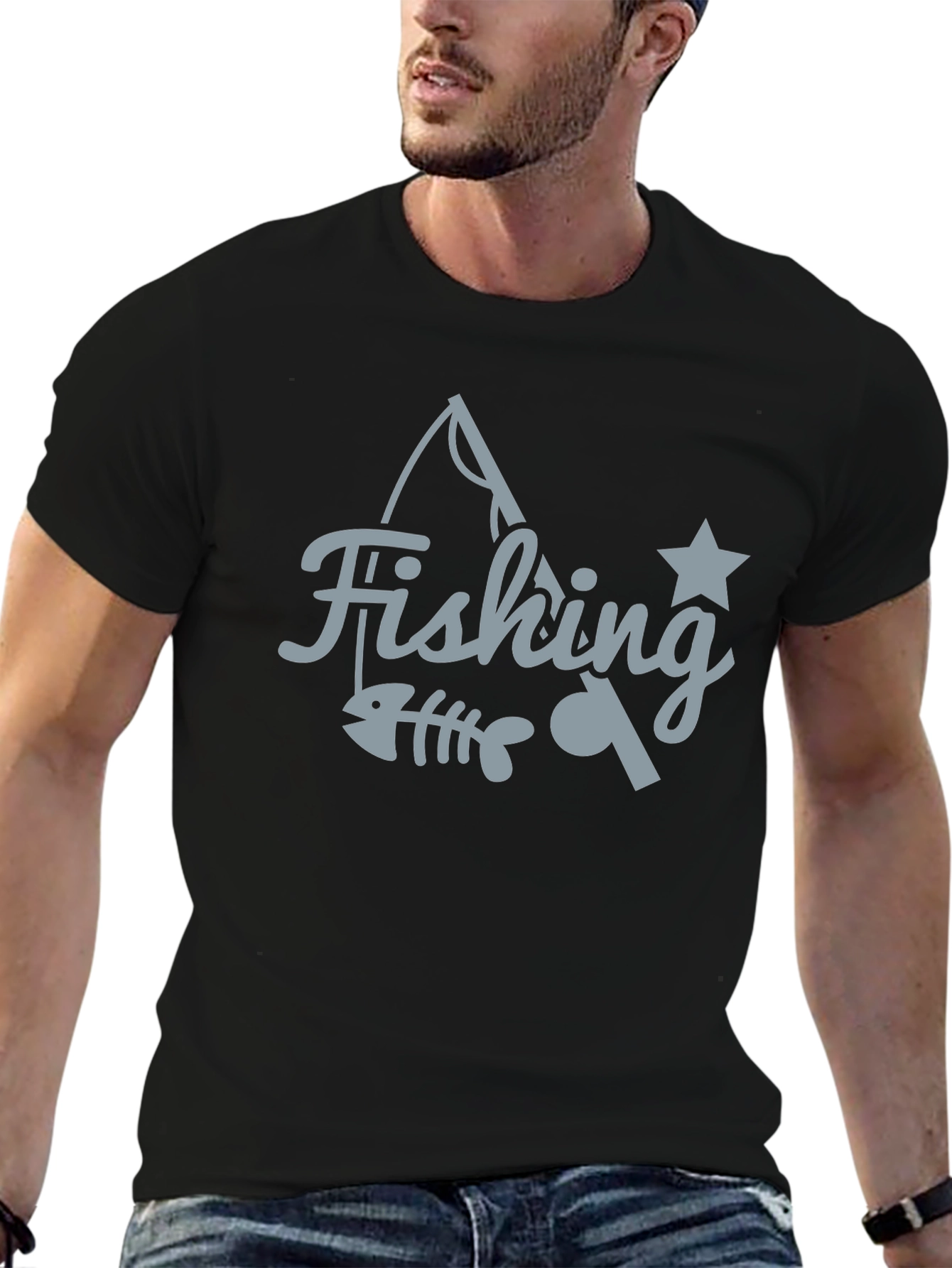 Fishing T-Shirt - Angler Design Tee