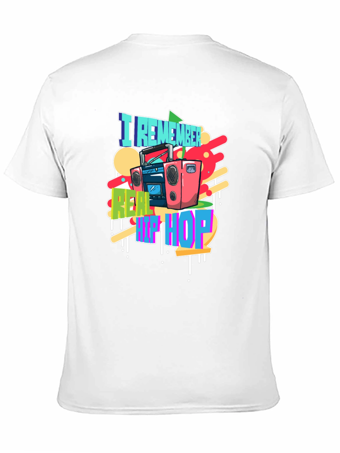 I Remember Real Hip Hop Black T-Shirt