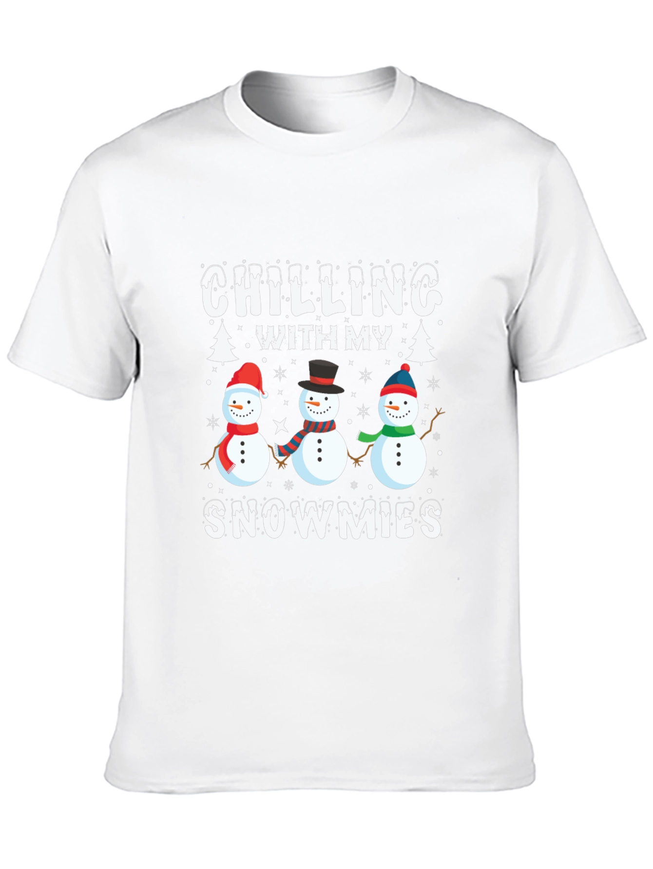 Chilling With My Snowmies Graphic T-Shirt