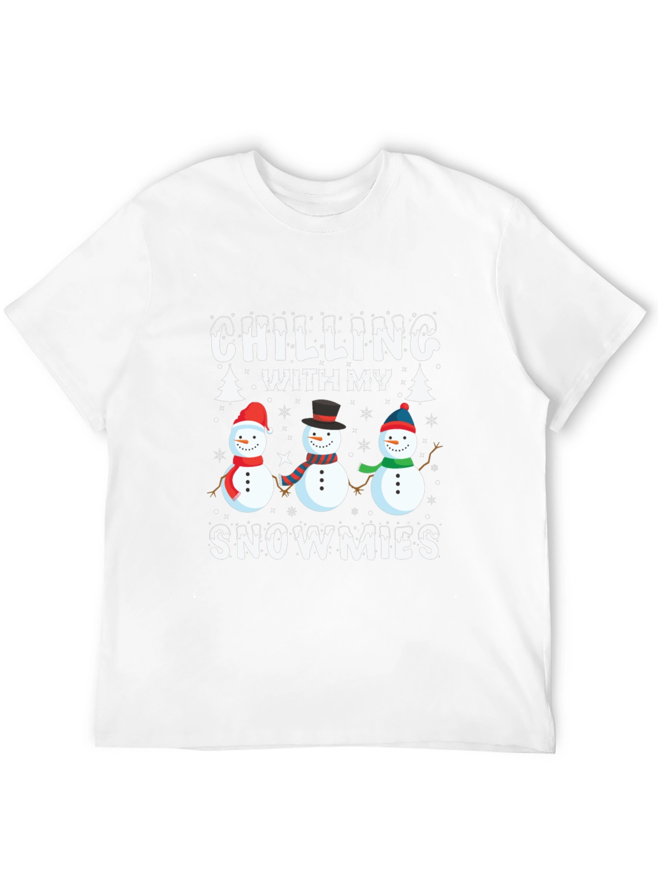 Chilling With My Snowmies Graphic T-Shirt
