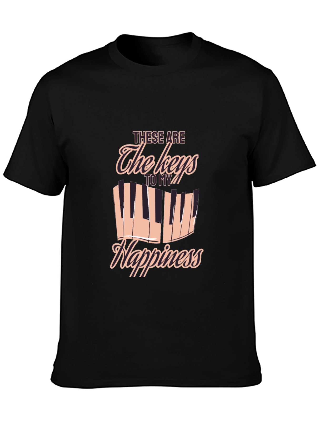 Piano Keys to My Happiness T-Shirt