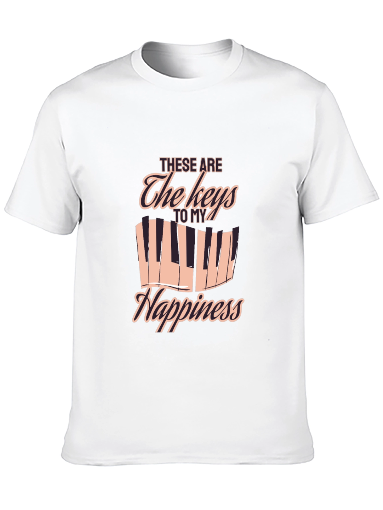 Piano Keys to My Happiness T-Shirt
